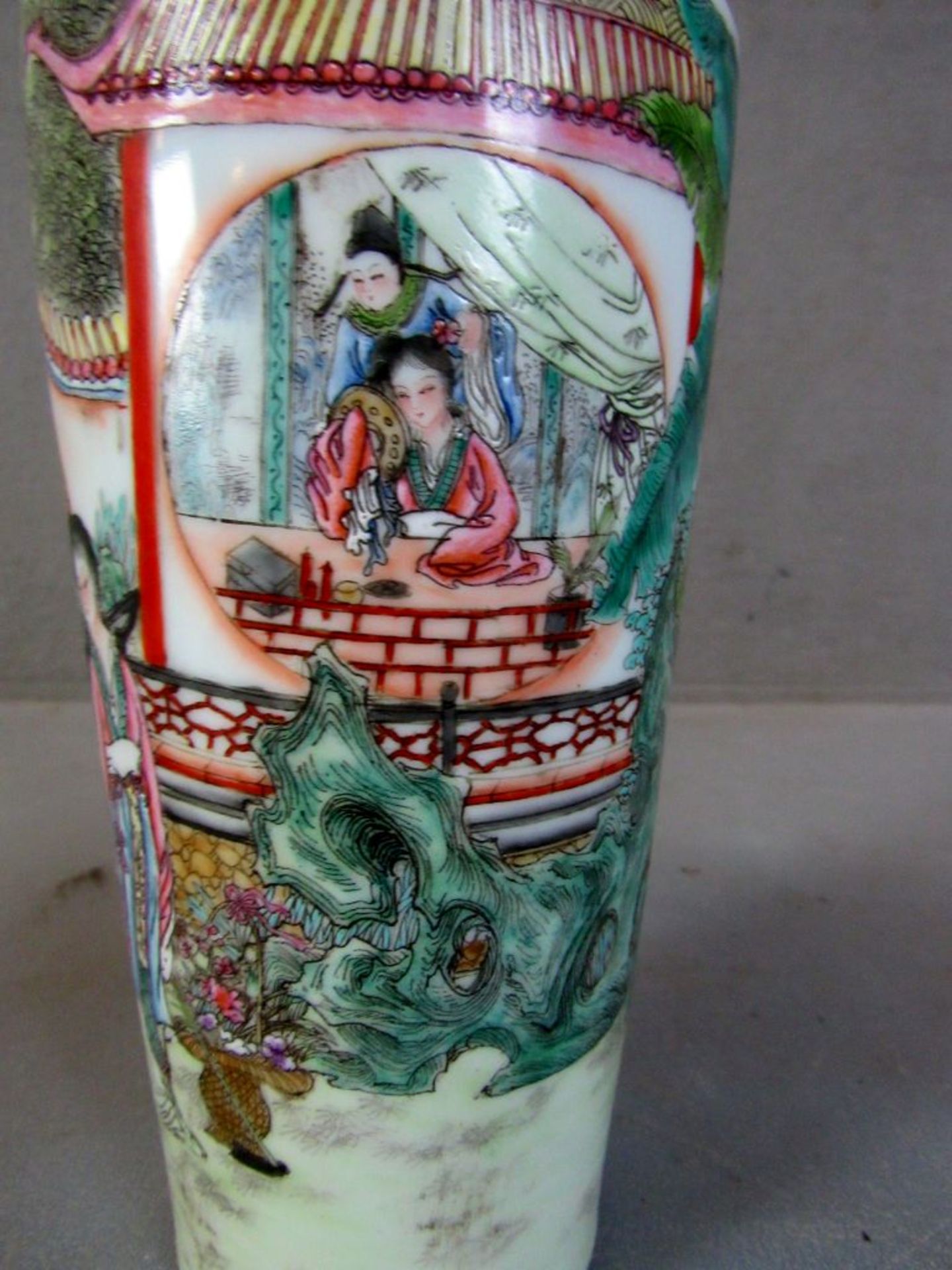 Antike asiatische Vase unterseits - Image 4 of 6