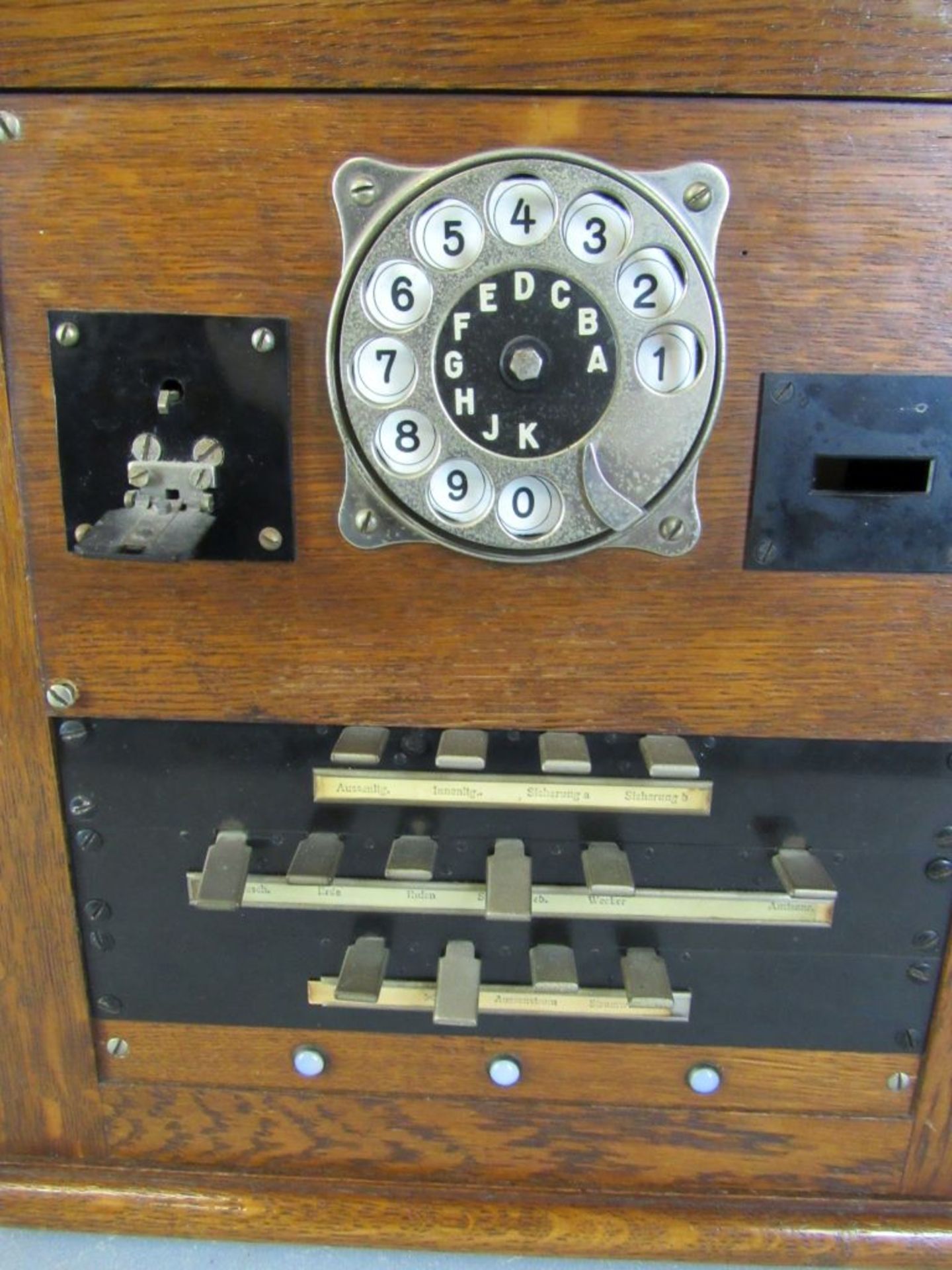 Antikes Telefon Prüftelefon Holzkasten - Bild 3 aus 8