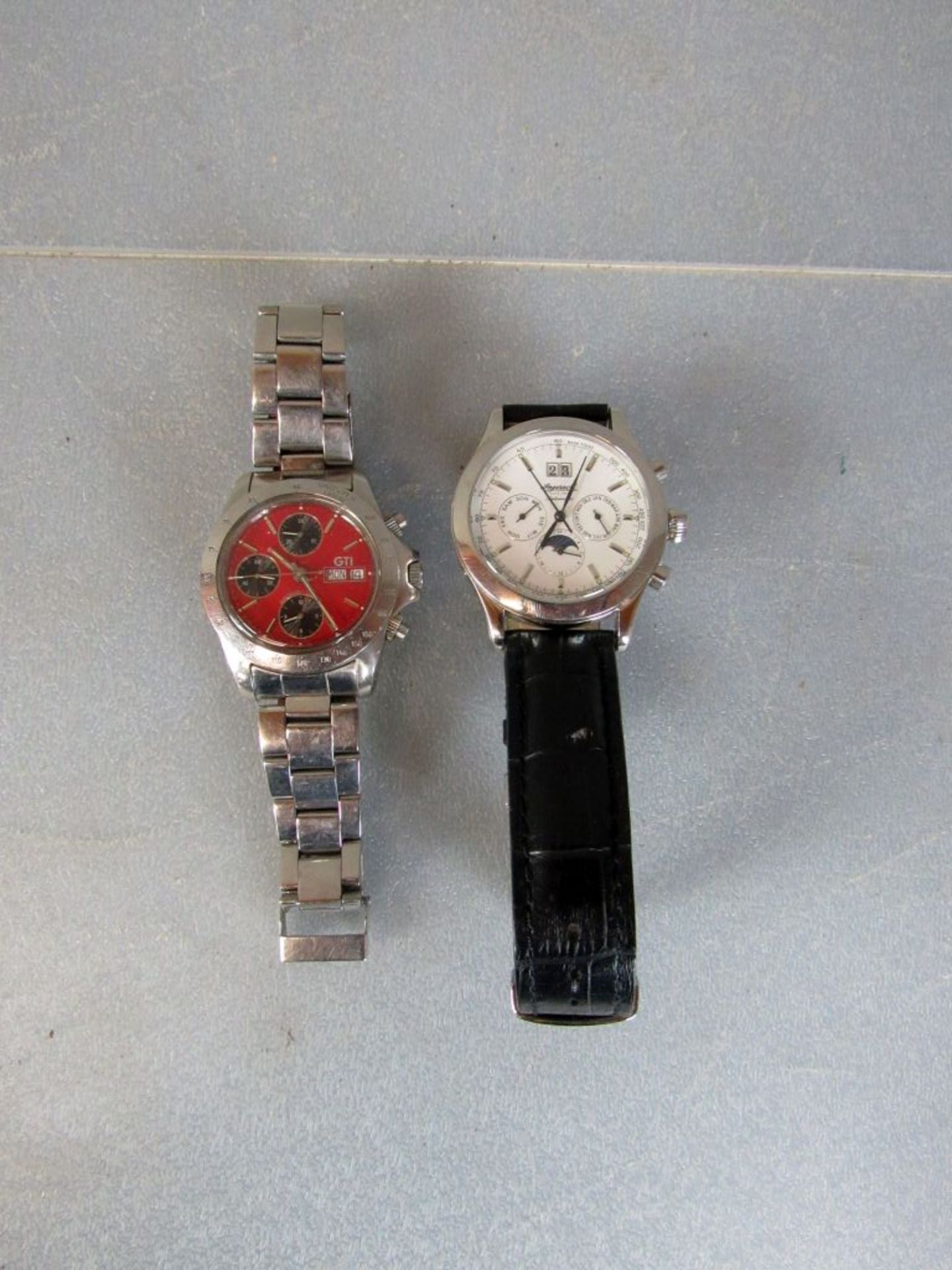Zwei Herren Armbanduhren automatik GTI