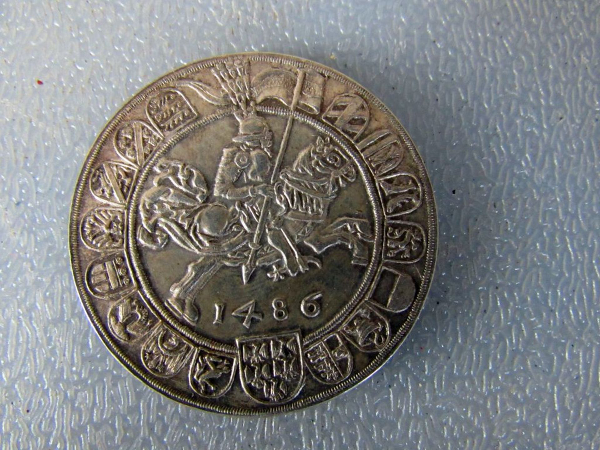 Alte Silbermünze 1468 Nachdruck - Image 3 of 3
