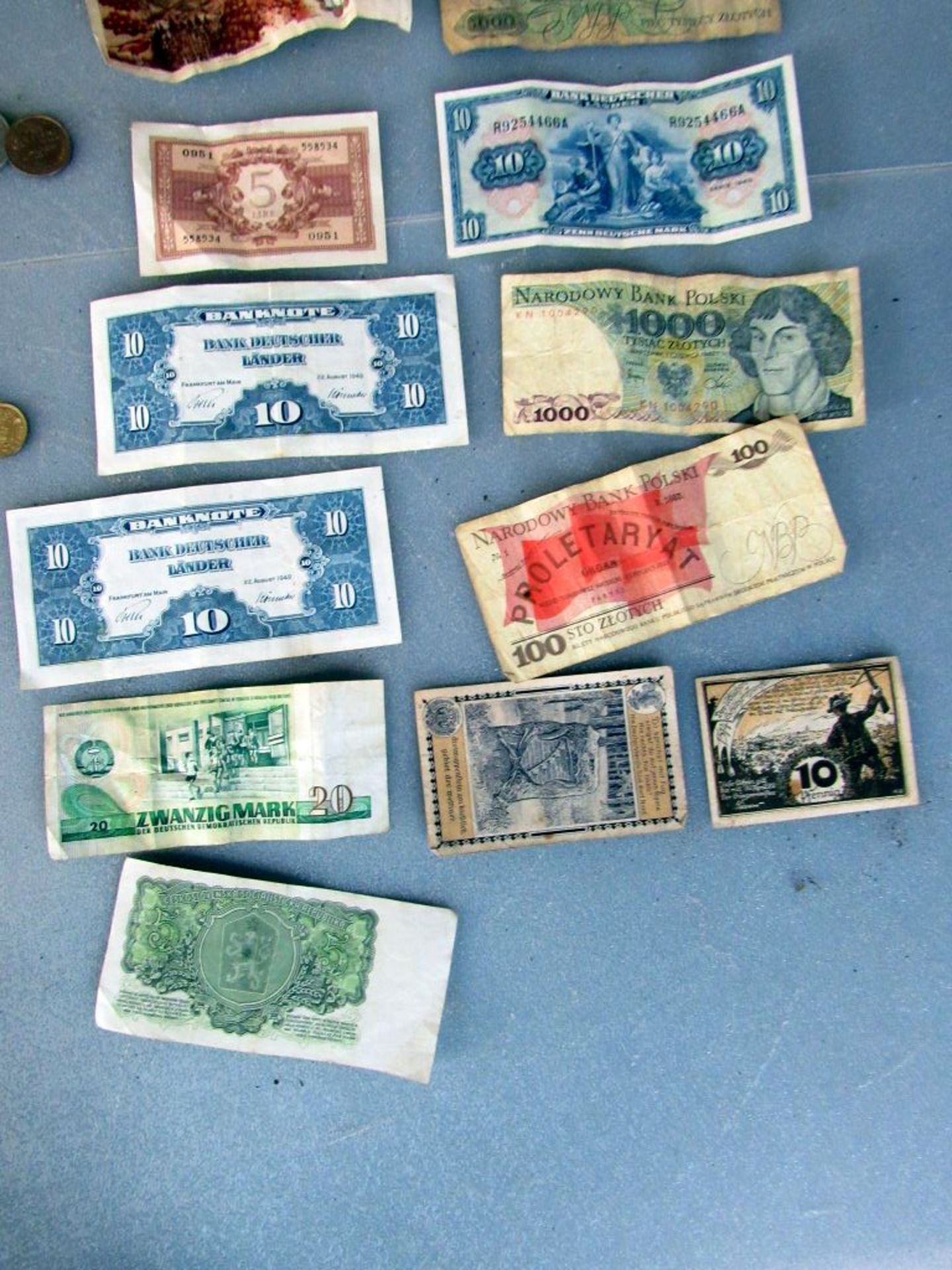 Konvolut Münzen und Banknoten aus - Bild 9 aus 10
