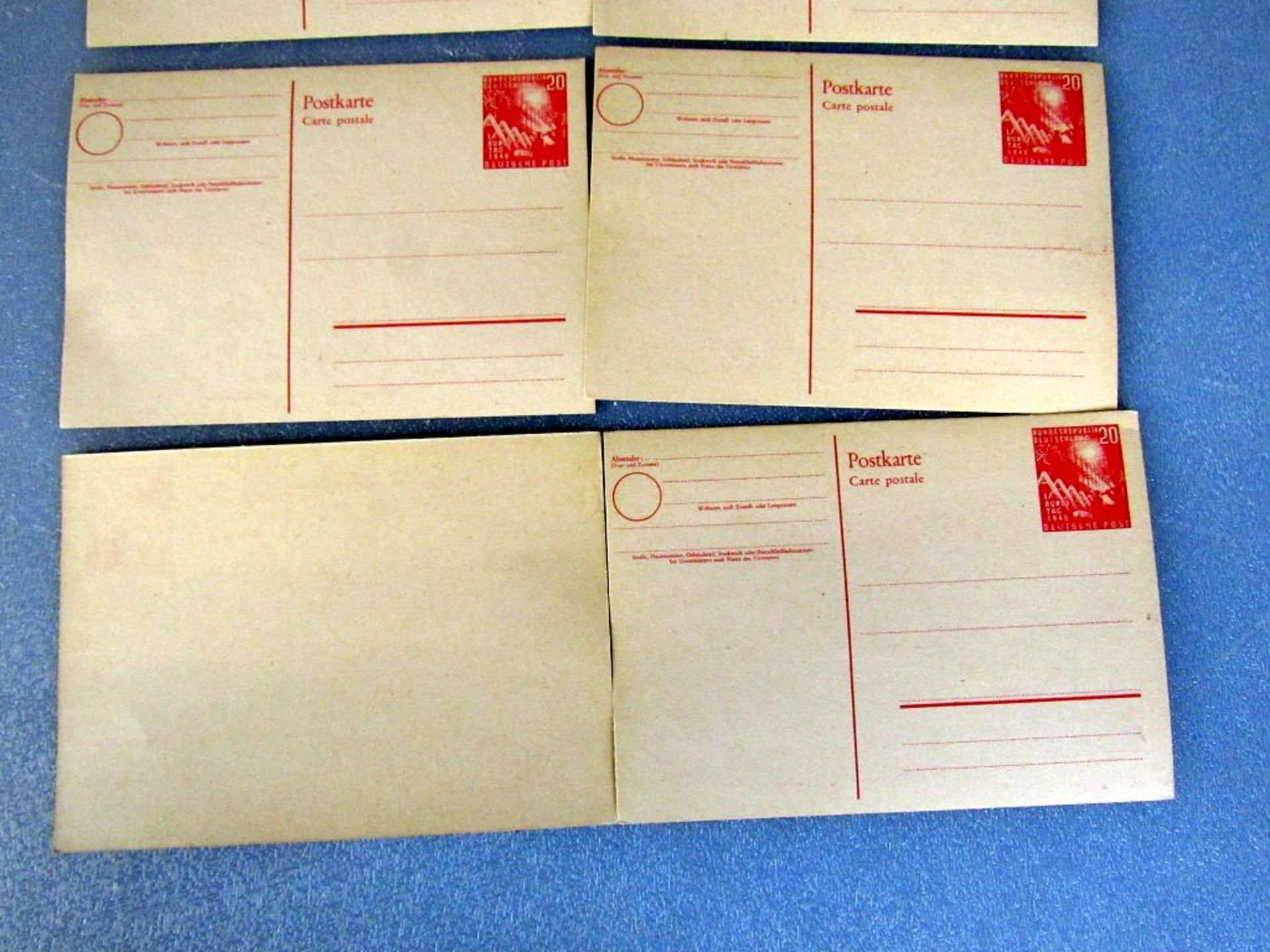 10 Postkarten deutsche Post 20 Pfennig - Image 4 of 4