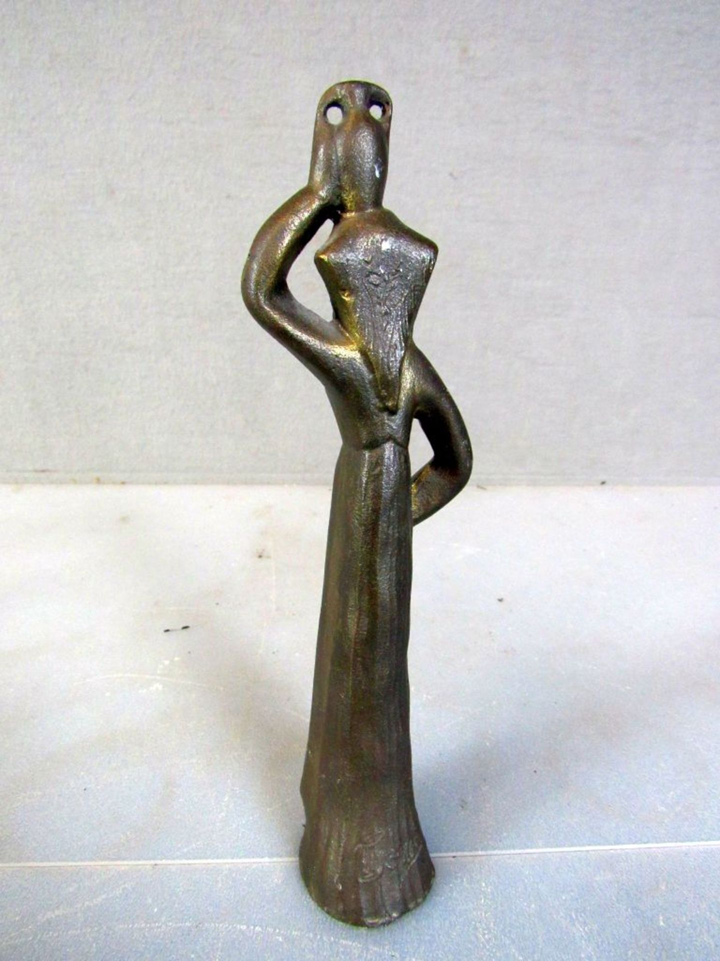 Skulptur Metall Wasserträgerin - Bild 4 aus 5