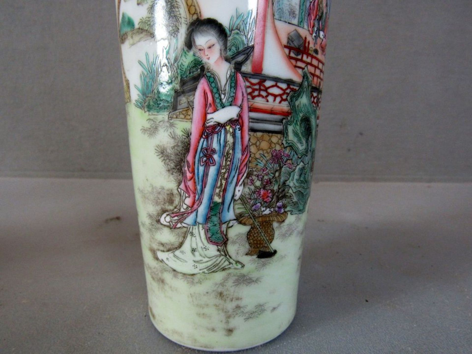 Antike asiatische Vase unterseits - Image 5 of 6