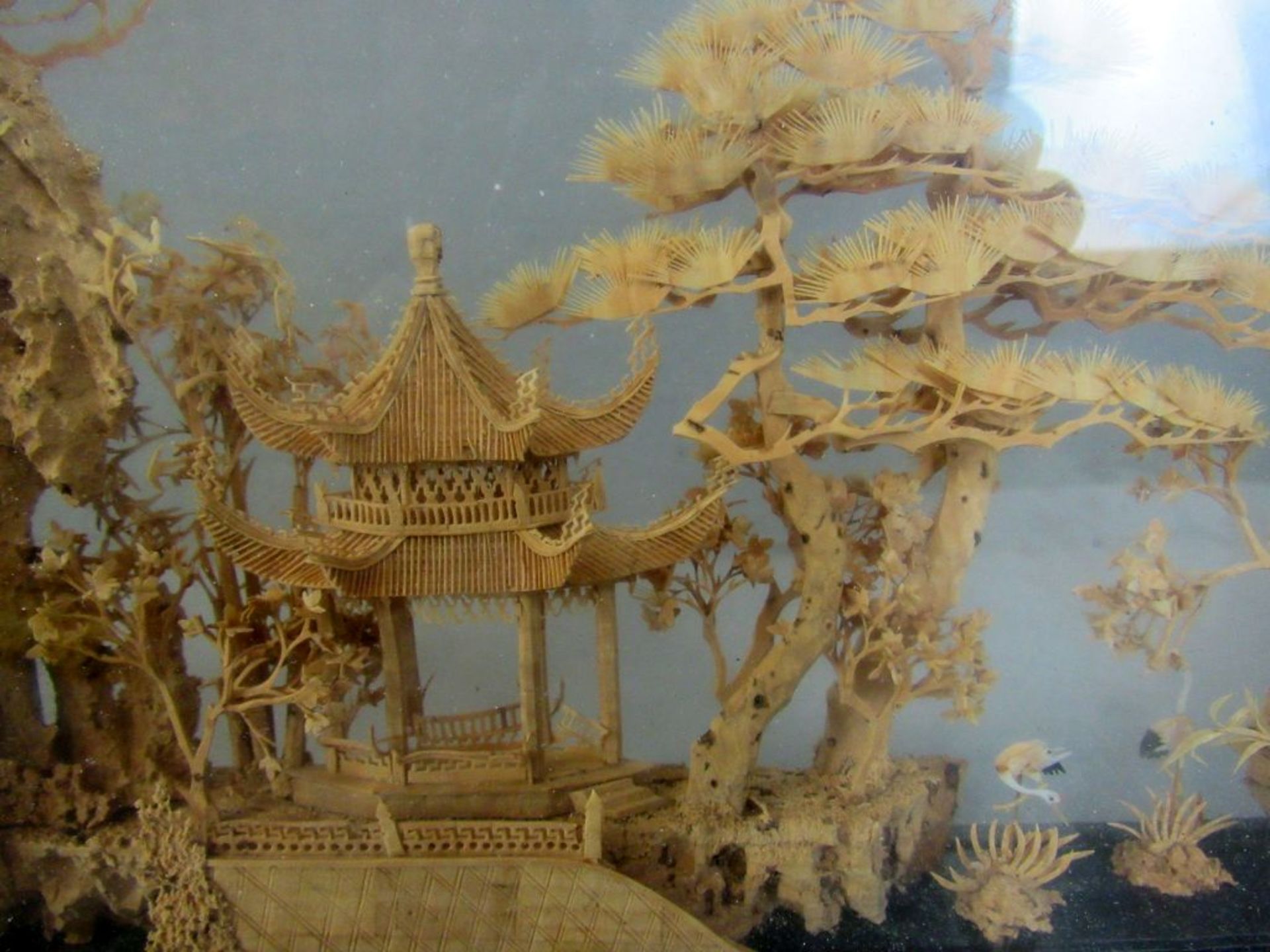 Fein gearbeitetes asiatisches Diorama - Image 2 of 6