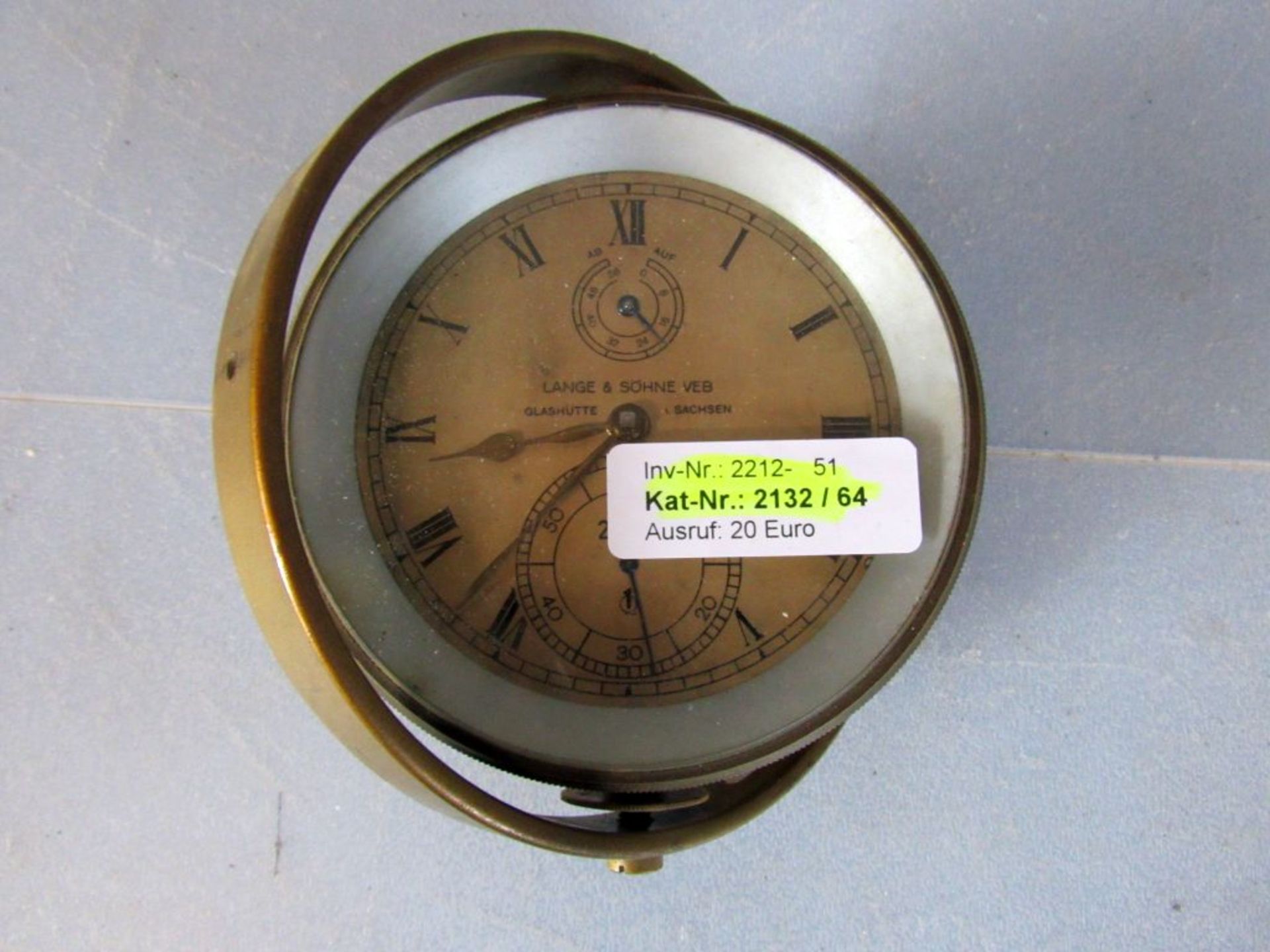 Schiffschronograph Chronometer Lange