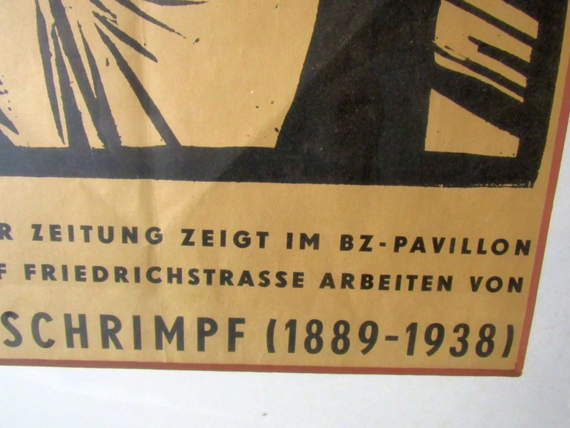 Plakat Georg Schrimpf Anzeigenplakat - Image 5 of 9