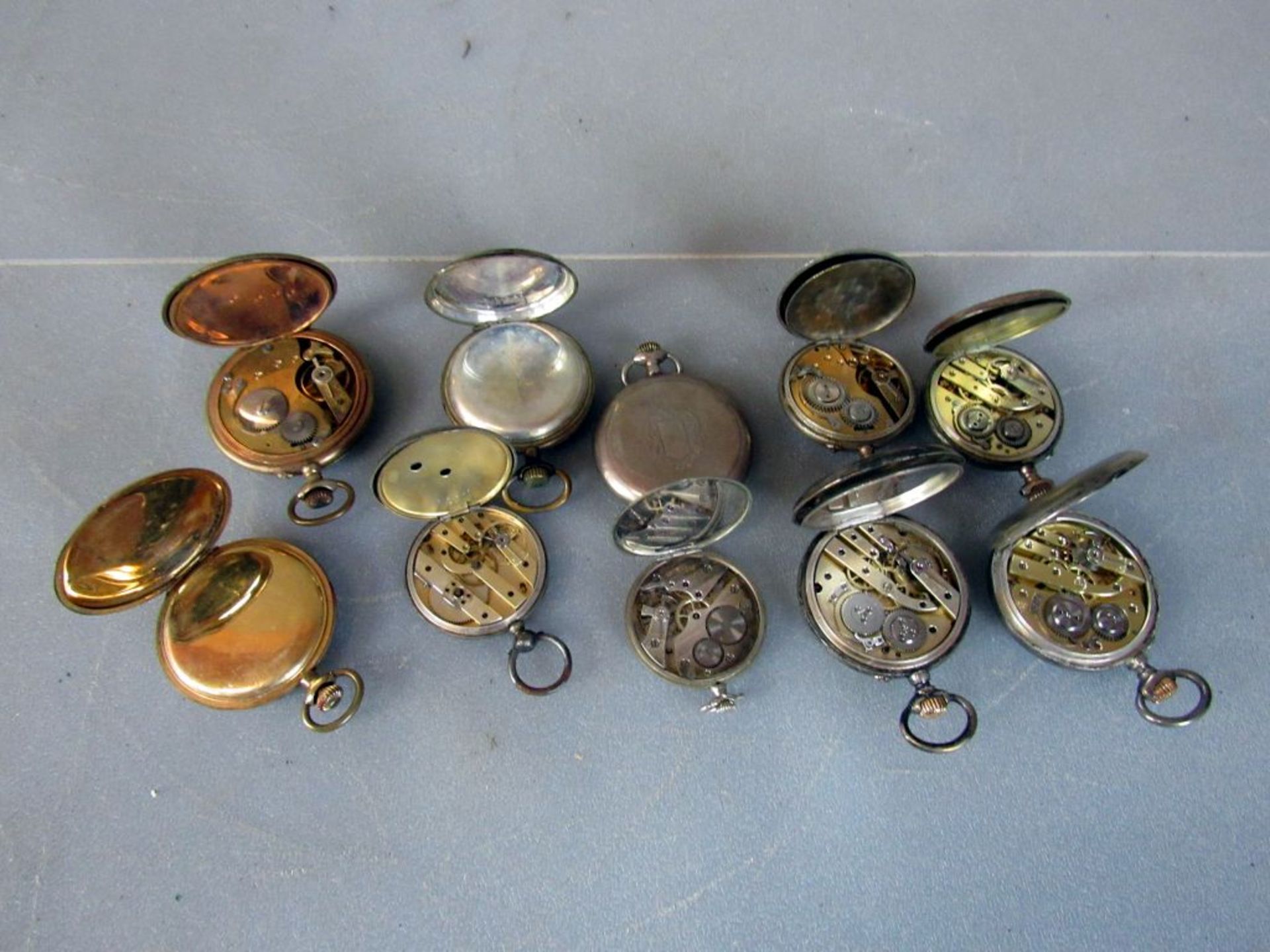 Konvolut Taschenuhren antik ungeprüft - Bild 7 aus 10