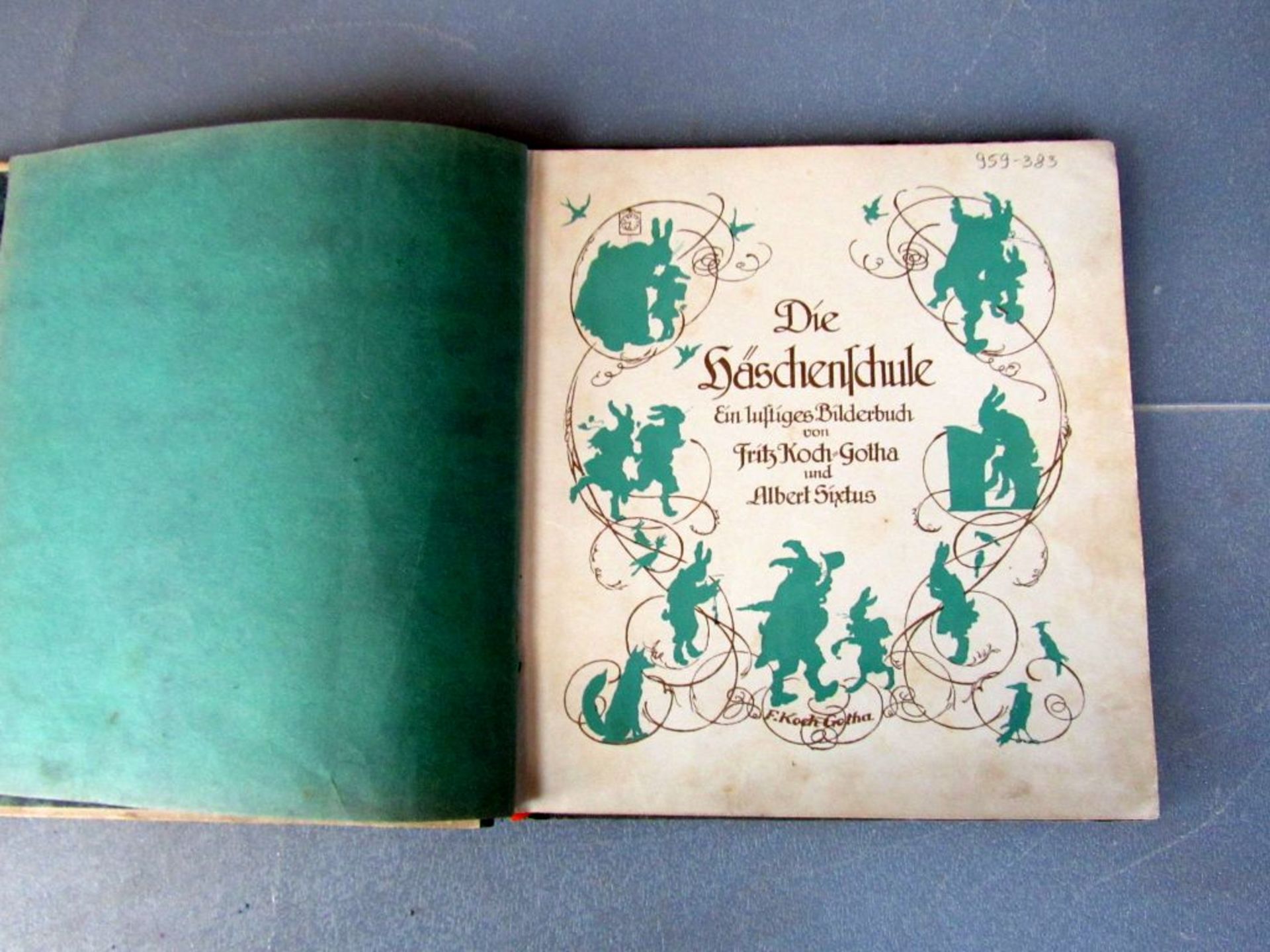 Seltenes Kinderbuch die Hasenschule - Bild 2 aus 6