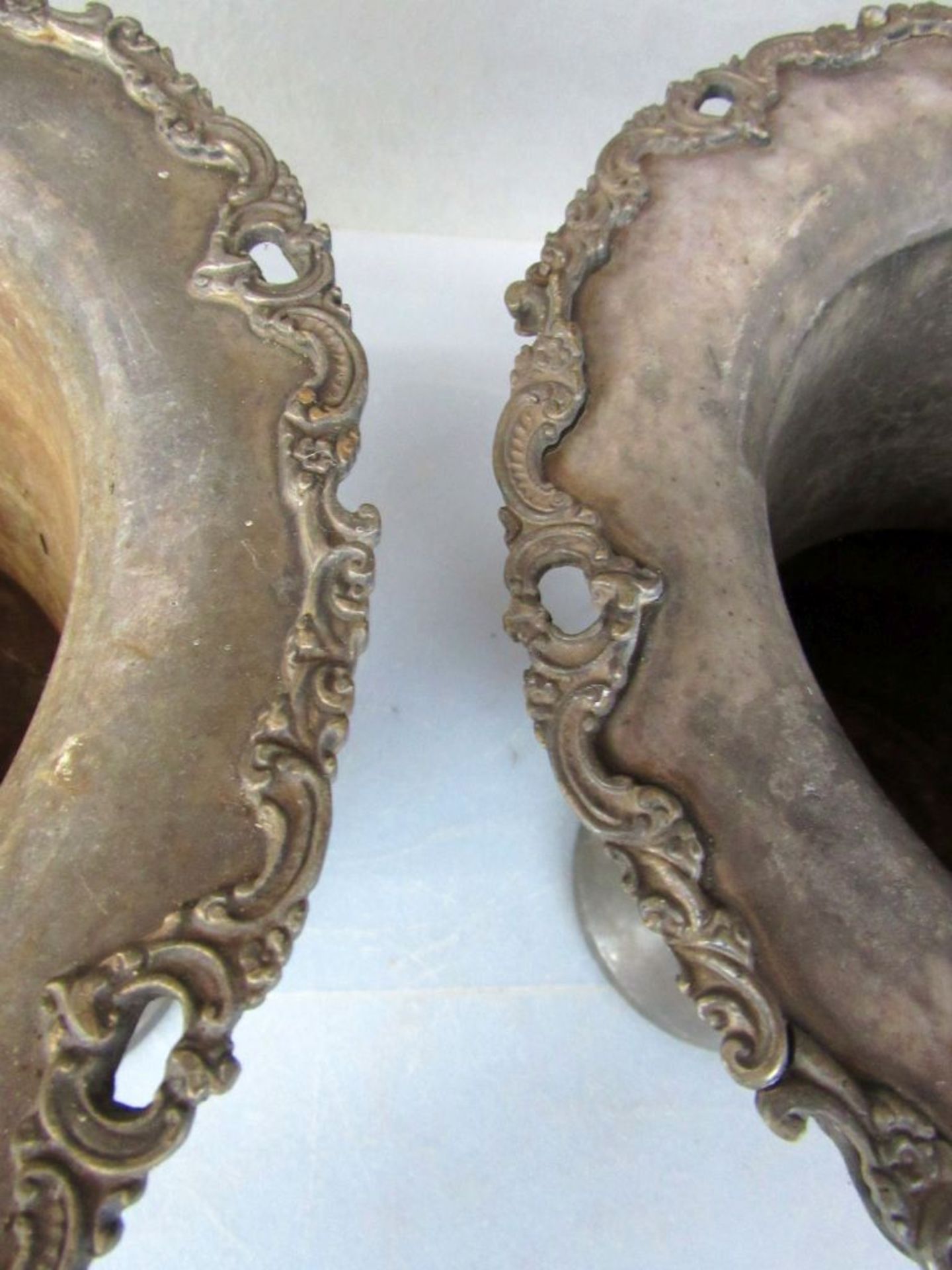 Zwei antike Historismus Vasen um 1880 - Image 9 of 10