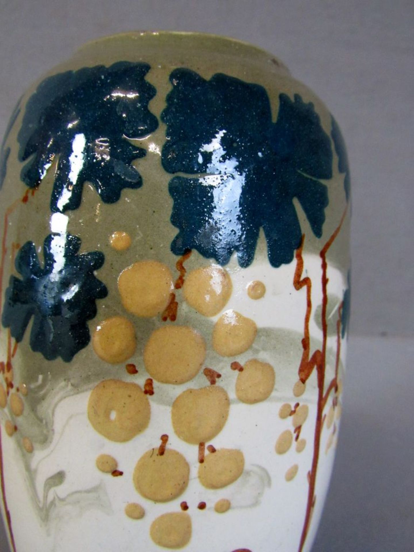 Vase Jugendstil unterseits nummeriert - Bild 4 aus 5