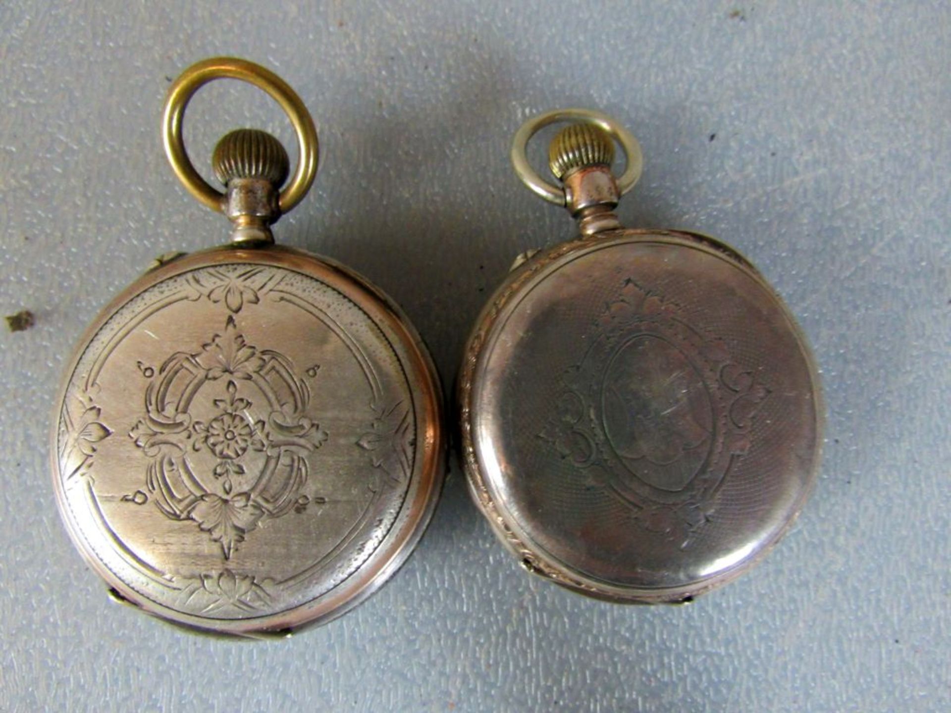 Zwei antike Taschenuhren aus - Image 5 of 10