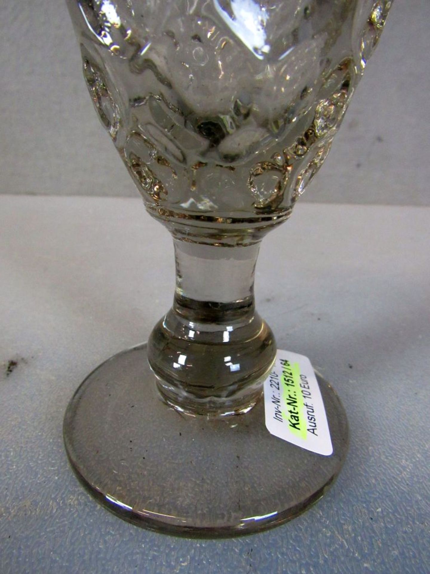 Antikes Pokalglas geschätzt um 1800 - Image 4 of 4