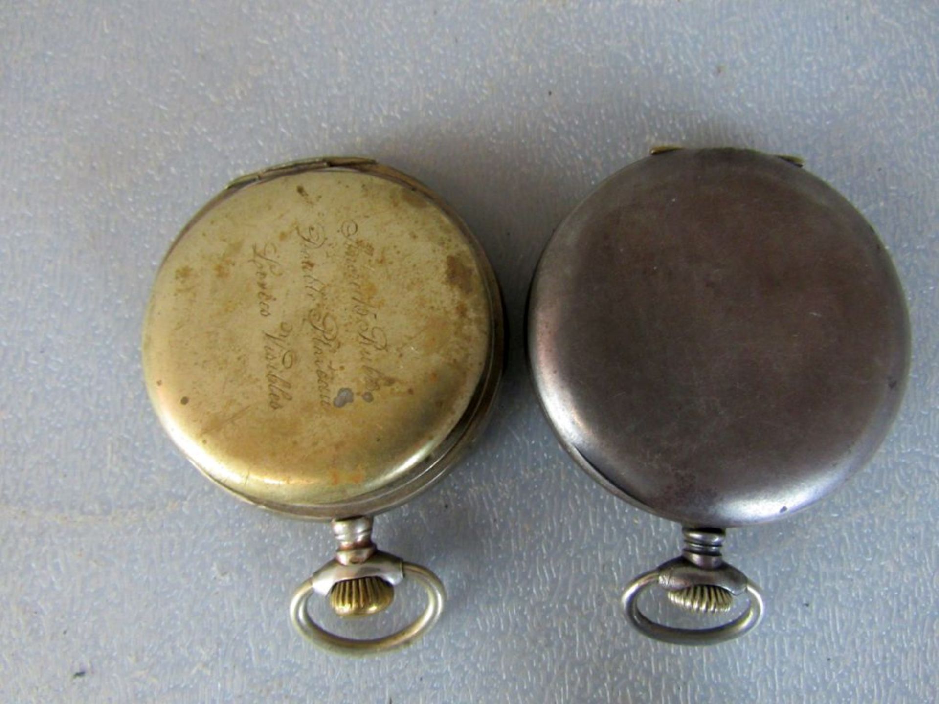 Zwei antike Taschenuhren aus - Bild 9 aus 9