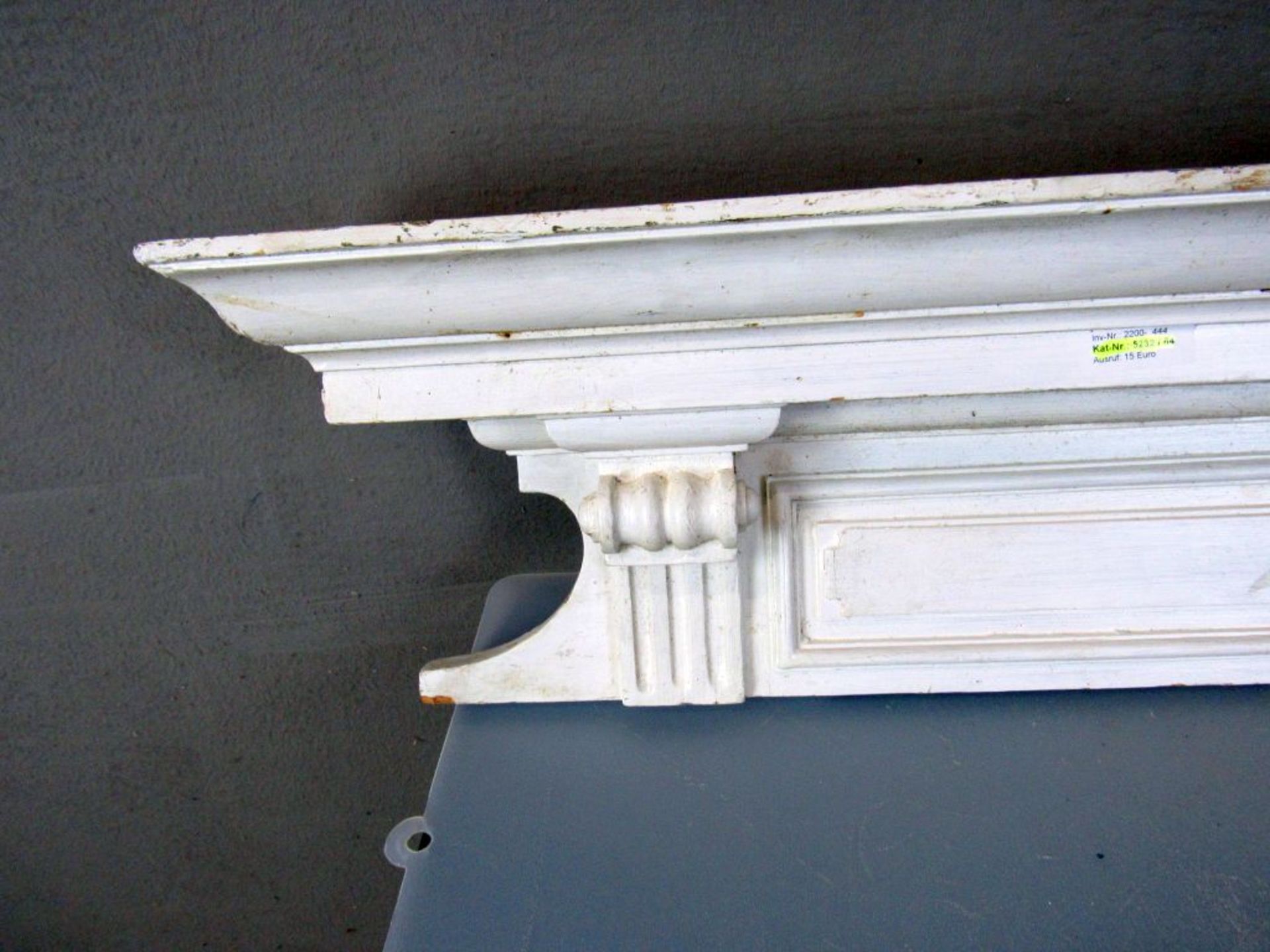 Wandkonsole Wandregal geweißt 130cm - Image 5 of 8