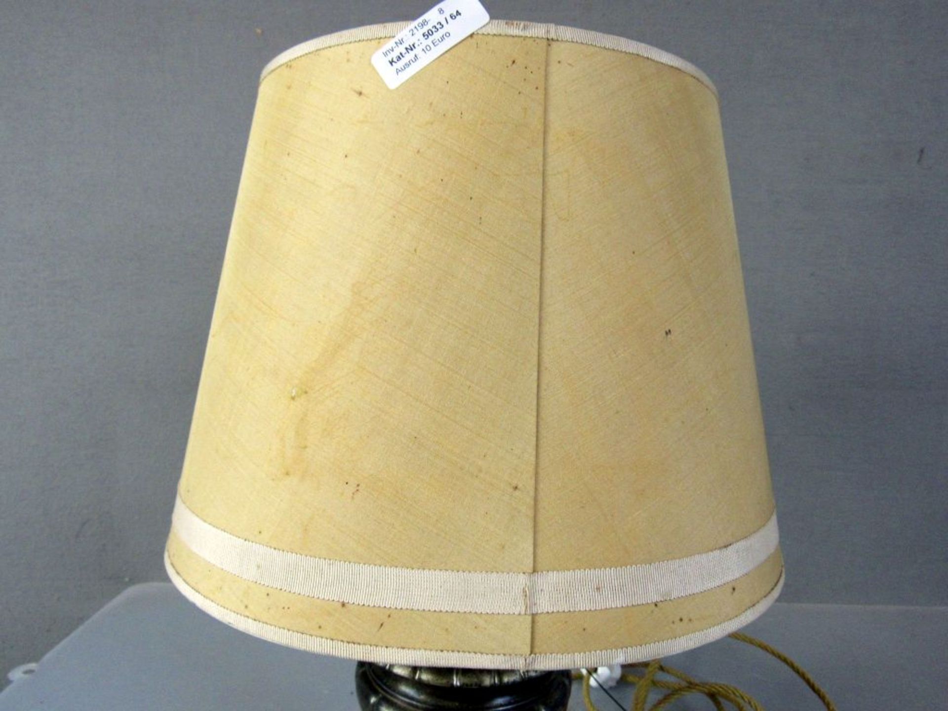 Tischlampe Messing 53cm - Image 3 of 5
