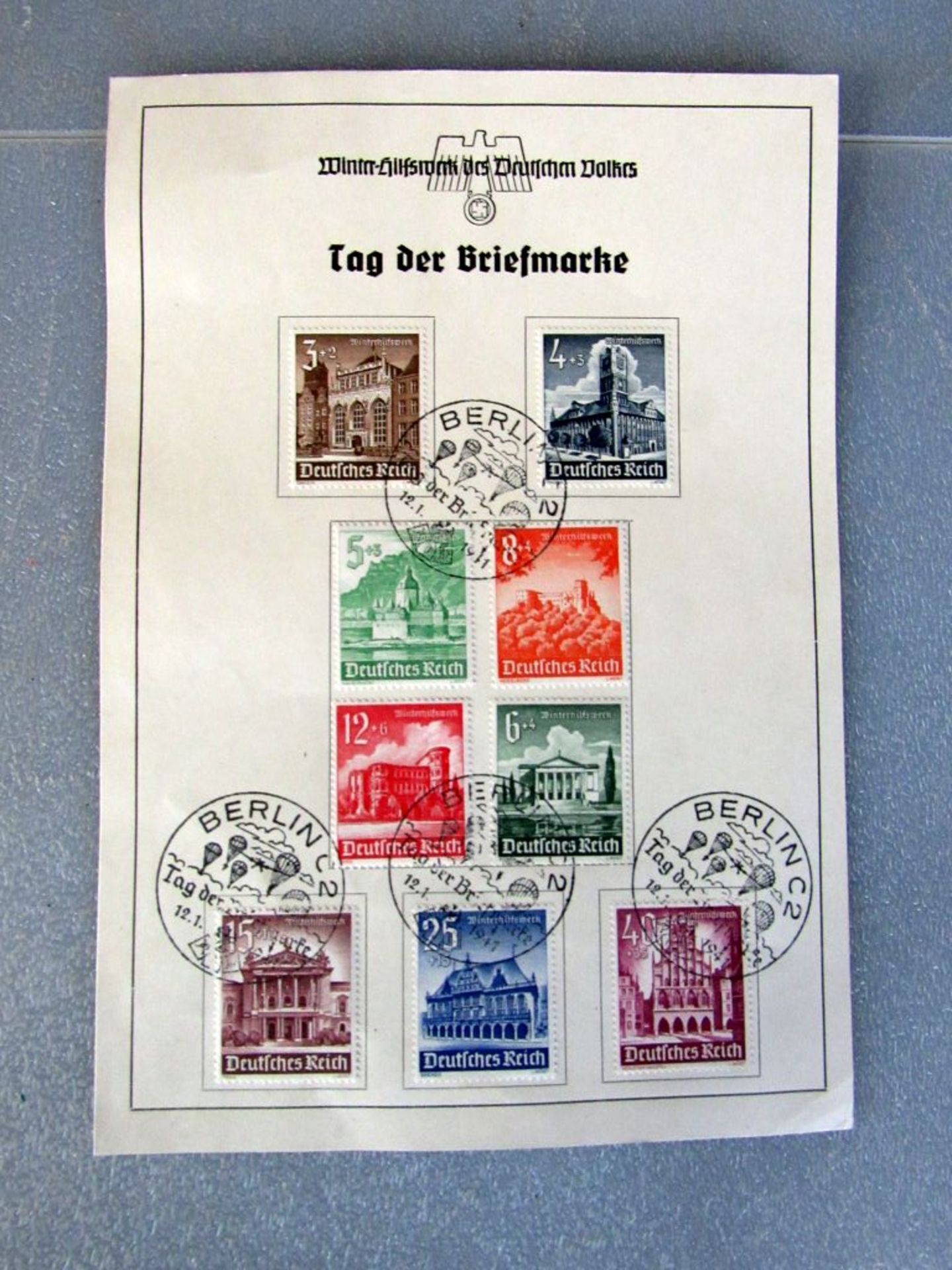 Gedenkkarte Tag der Briefmarke 1941