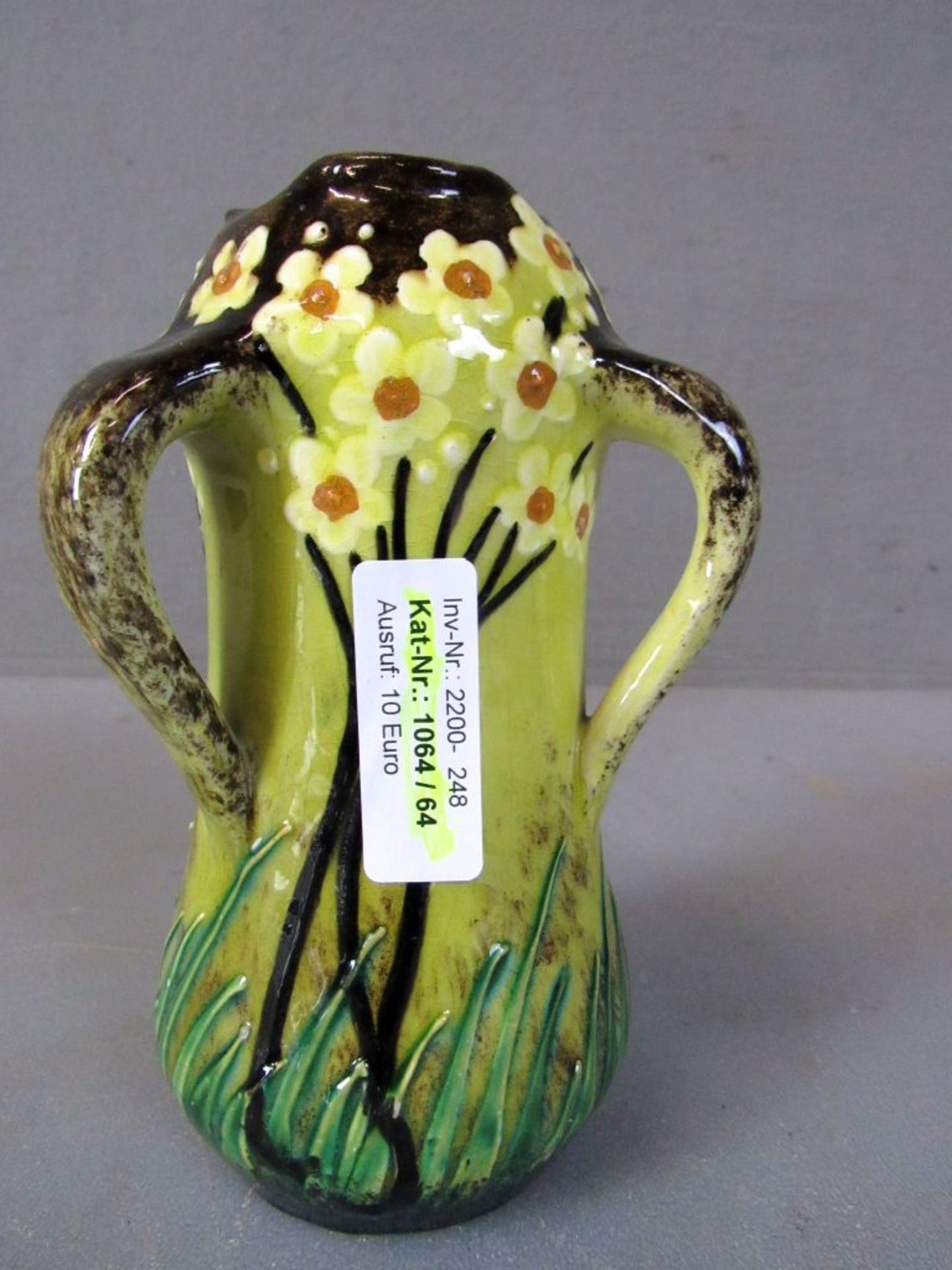 Vase Jugendstil unterseits gemarkt und