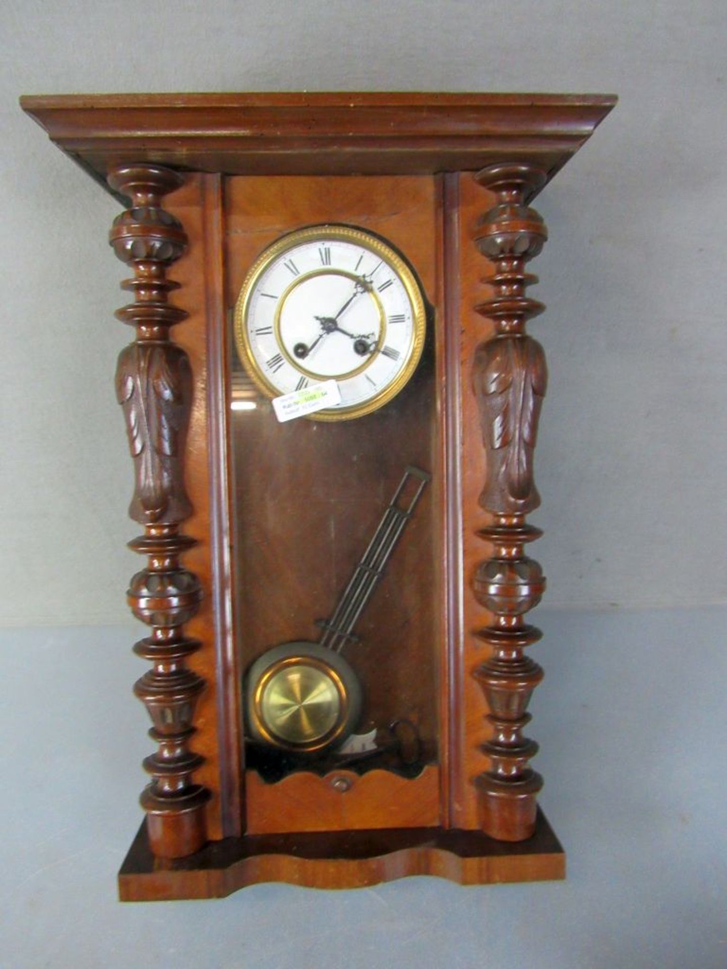 Wanduhr Regulator Historismus um 1880 - Bild 3 aus 9