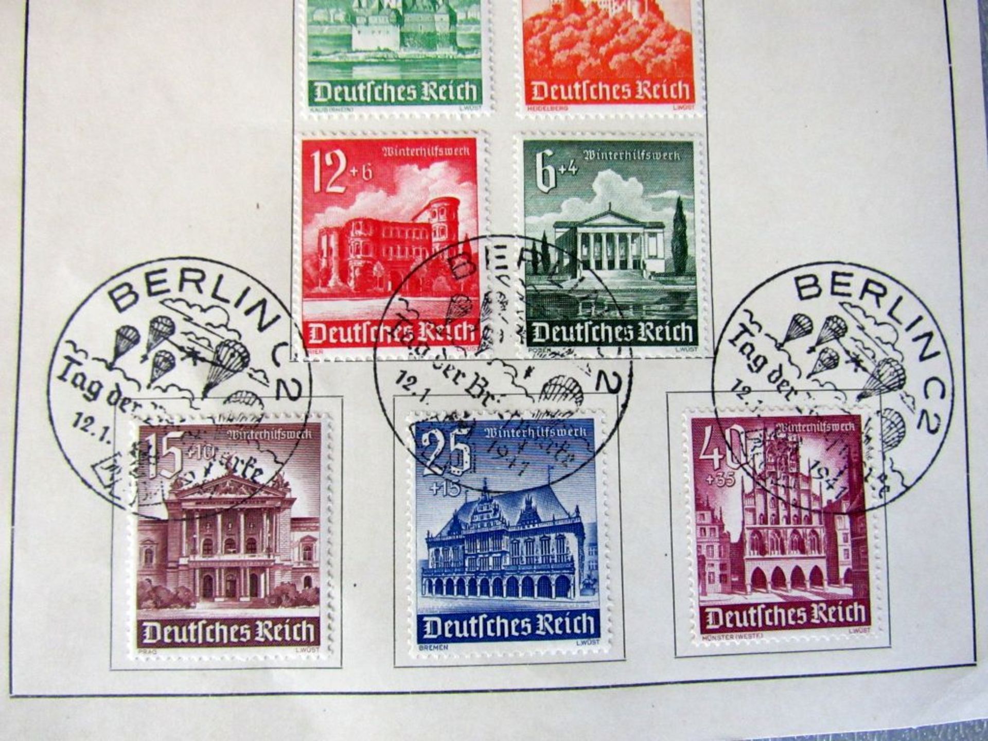 Gedenkkarte Tag der Briefmarke 1941 - Image 4 of 5