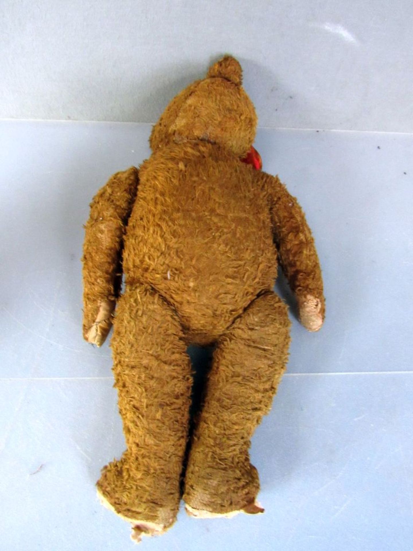 Antiker Teddybär Holzwolle gestopft - Bild 6 aus 8