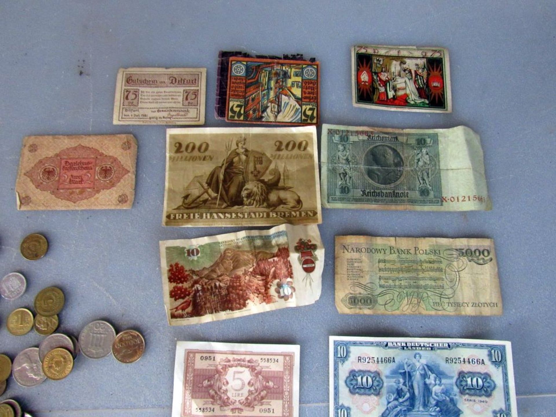 Konvolut Münzen und Banknoten aus - Image 10 of 10