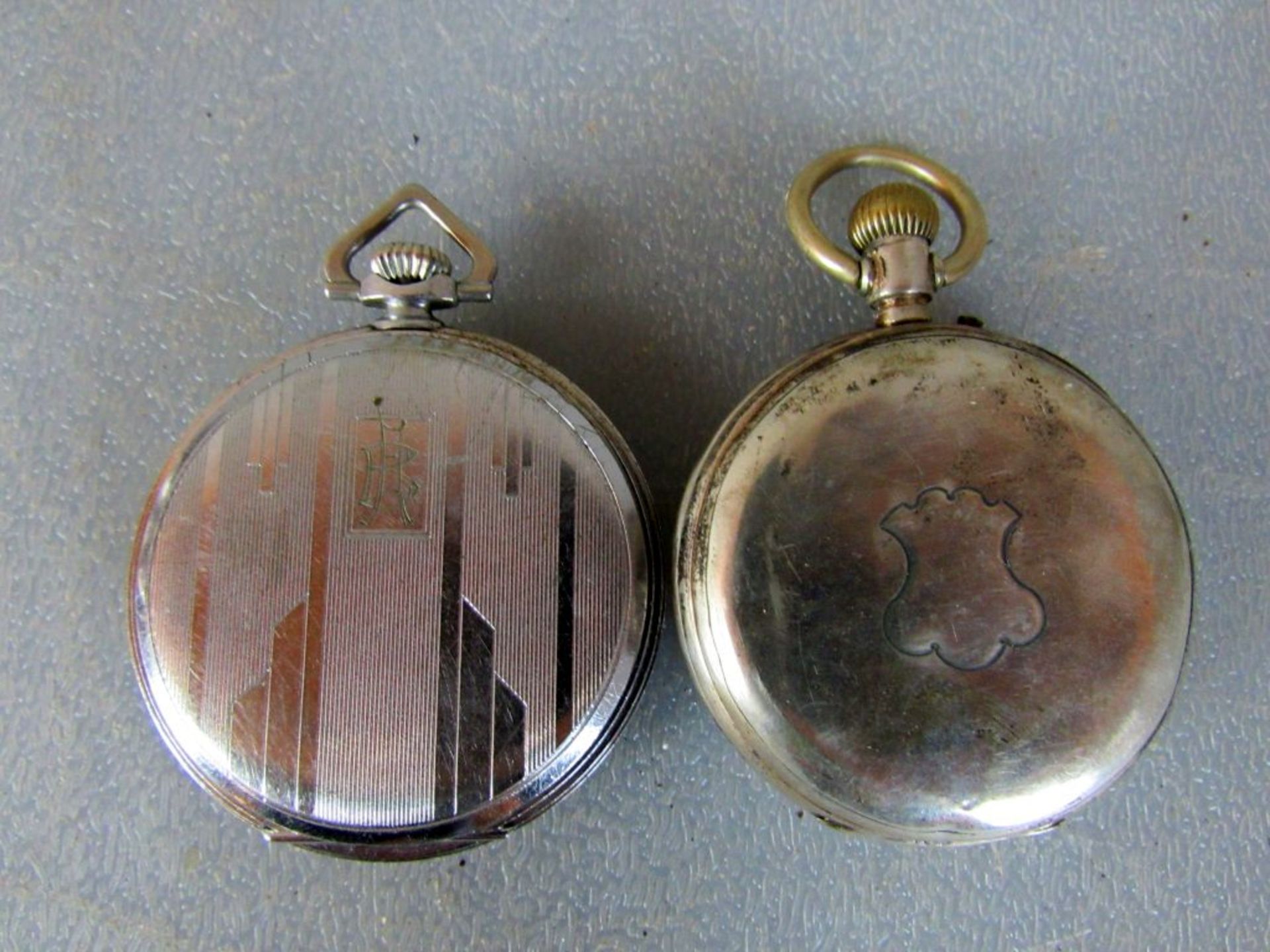 Zwei antike Taschenuhren aus - Image 5 of 7