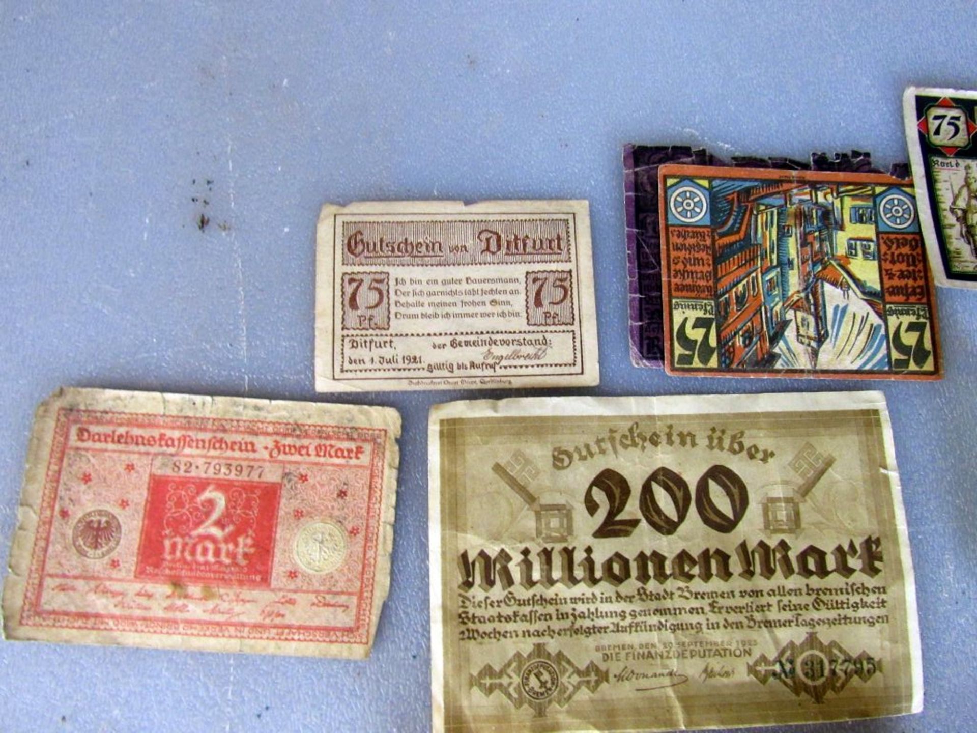 Konvolut Münzen und Banknoten aus - Bild 8 aus 10