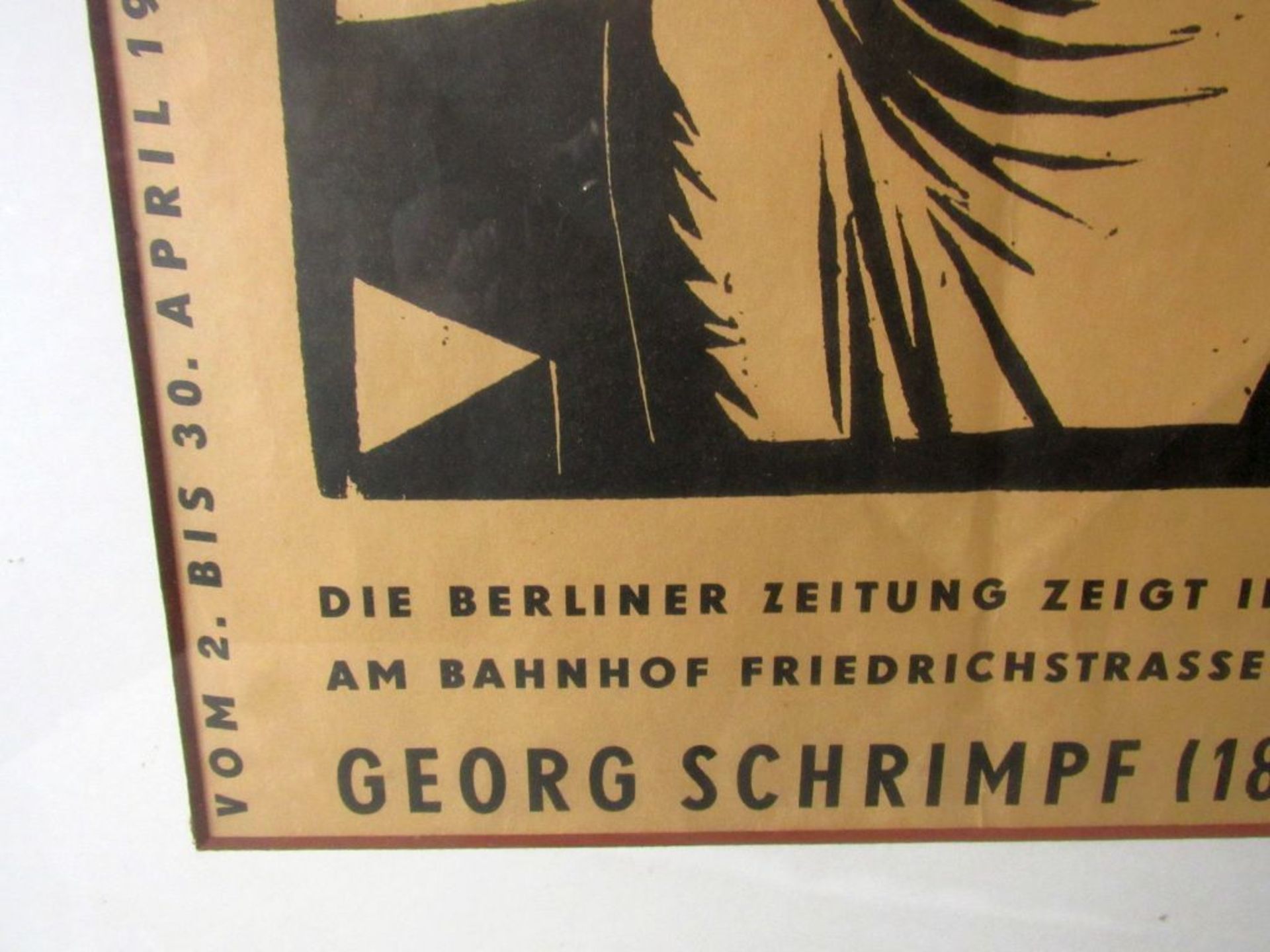 Plakat Georg Schrimpf Anzeigenplakat - Image 6 of 9