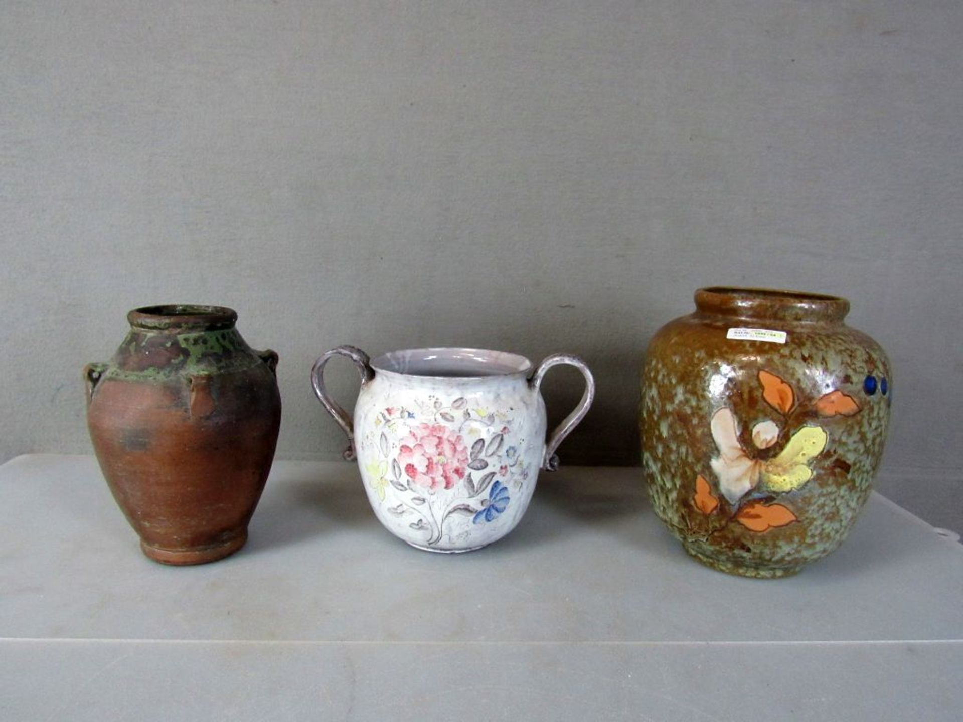 Keramik drei Vasen von
