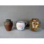Keramik drei Vasen von