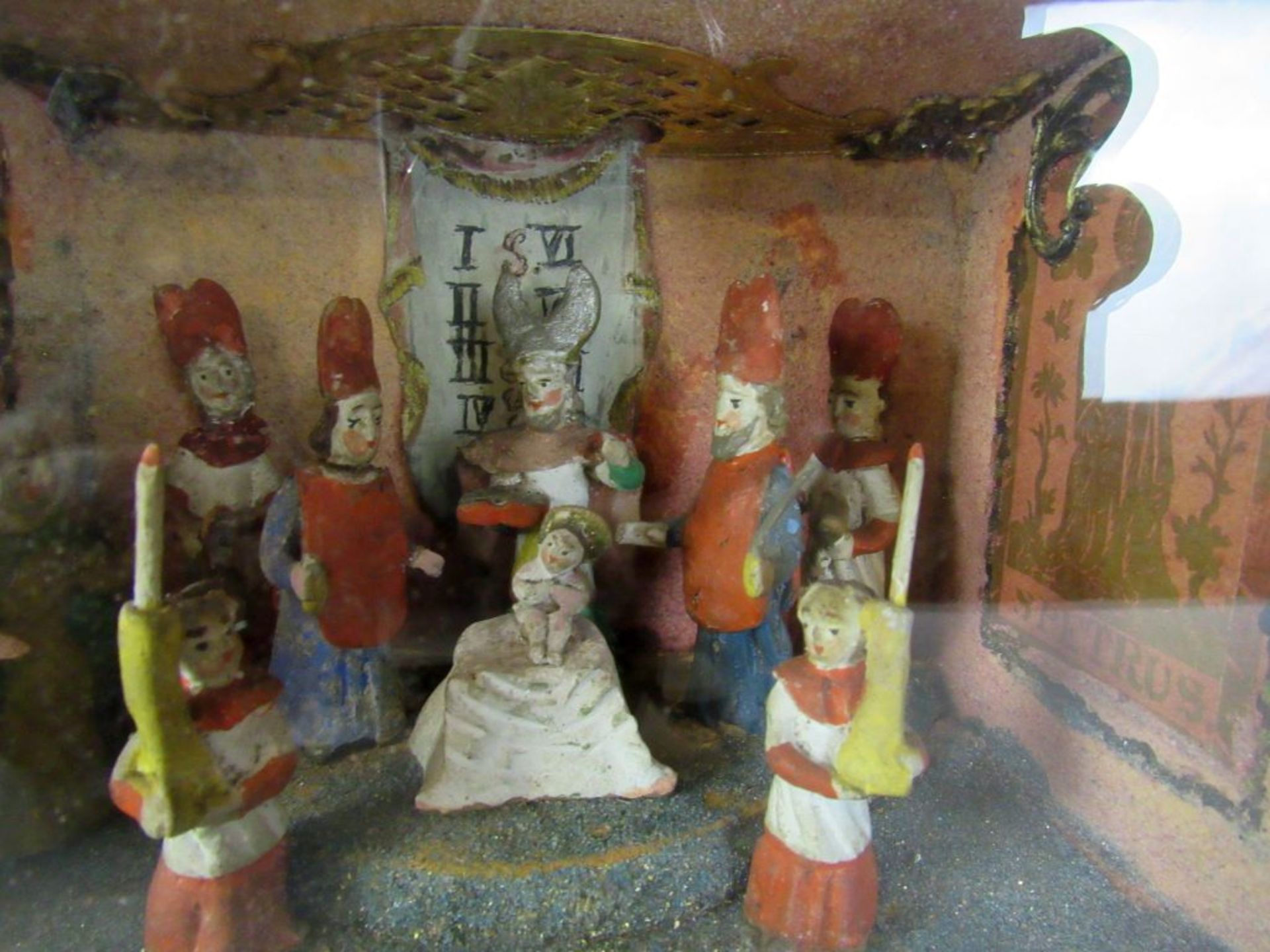 Antikes Diorama christliche - Image 3 of 6