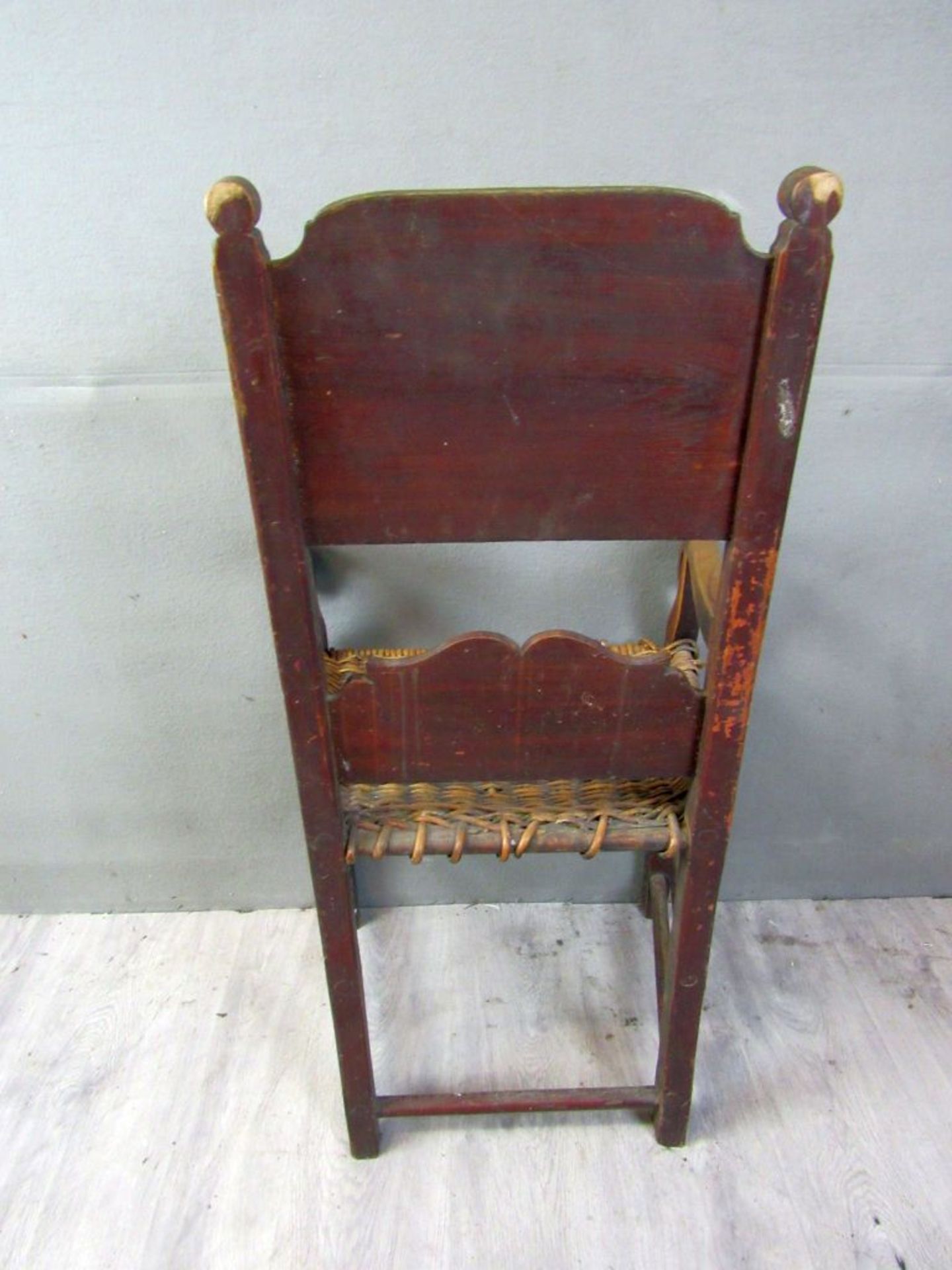 Antiker Stuhl Armlehnen Hochzeitsstuhl - Image 8 of 8