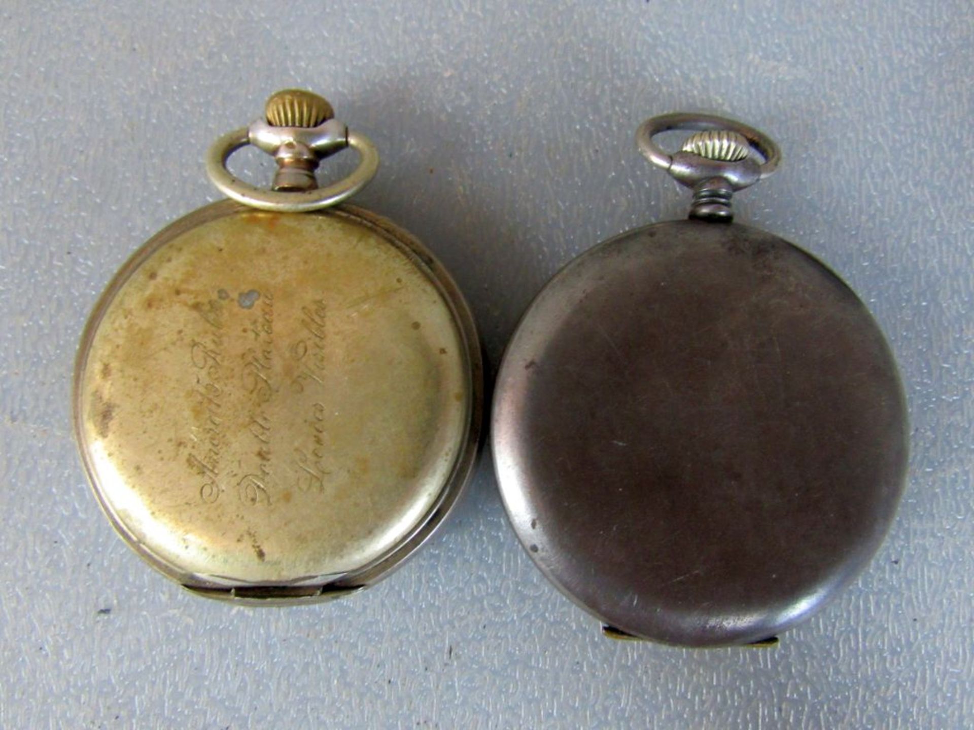 Zwei antike Taschenuhren aus - Bild 5 aus 9