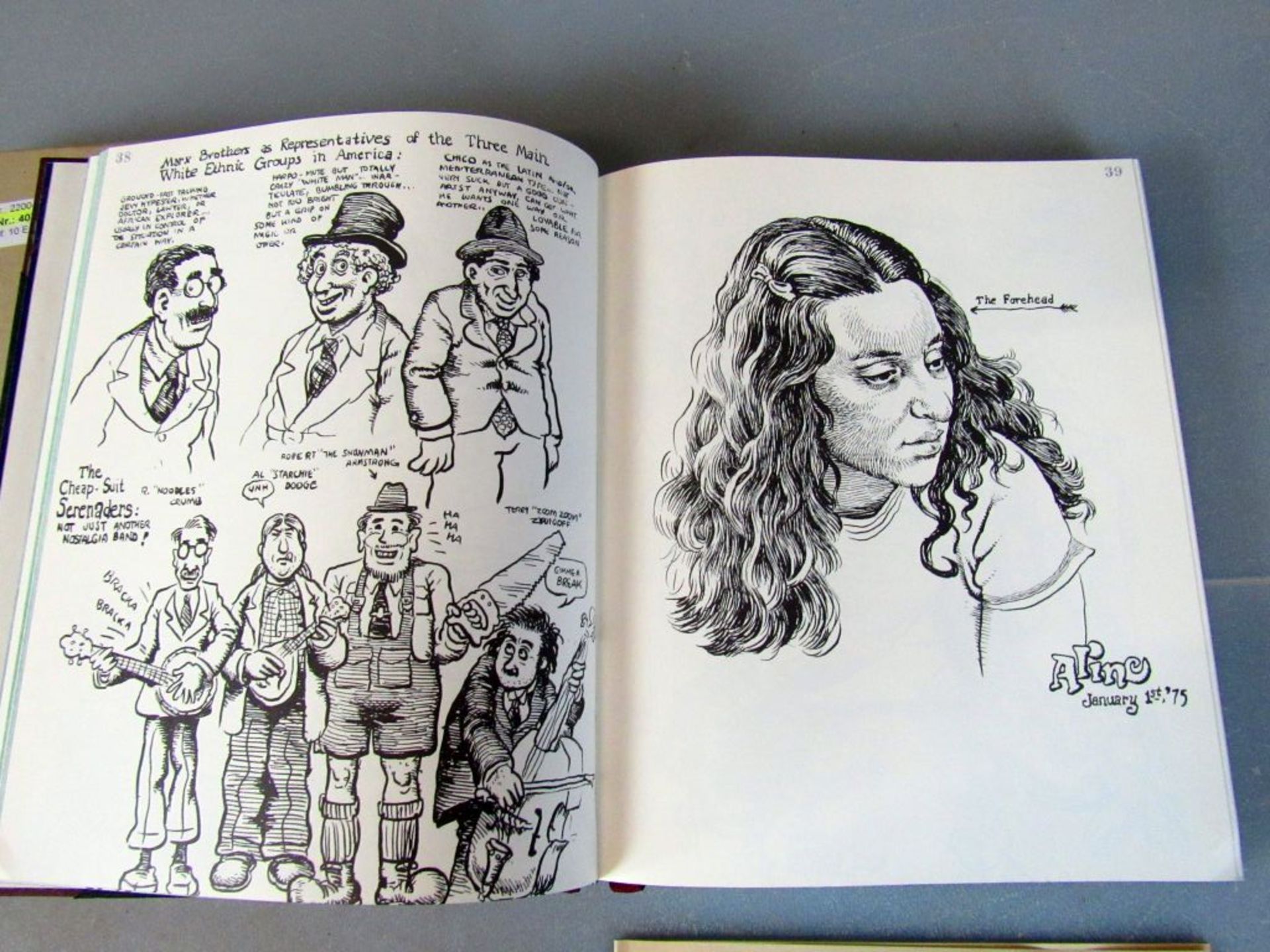 Seltenes Buch R. Crumb Sketchbook 1974 - Bild 4 aus 8
