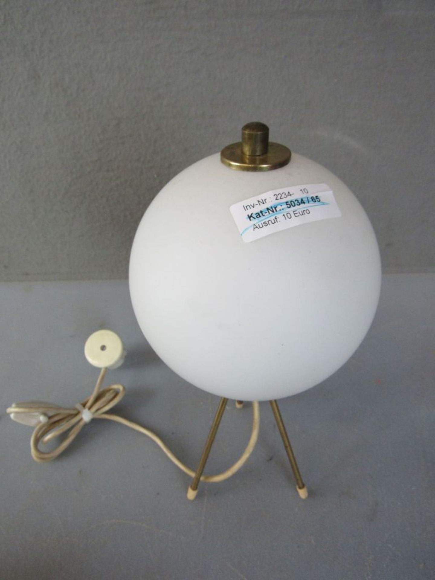 Vintage 60er Jahre kleine Tripodlampe - Image 3 of 6