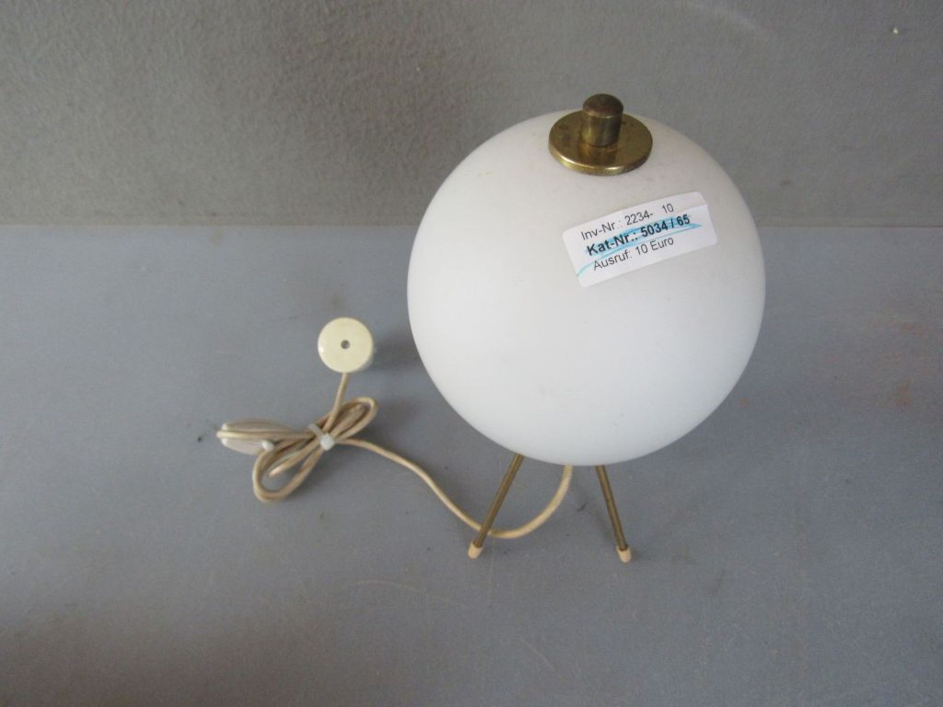 Vintage 60er Jahre kleine Tripodlampe - Image 2 of 6