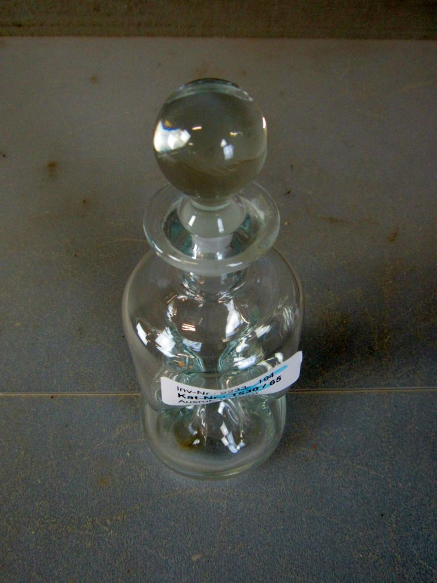 Kleine Glaskaraffe Gluckerflasche 20cm - Bild 2 aus 6
