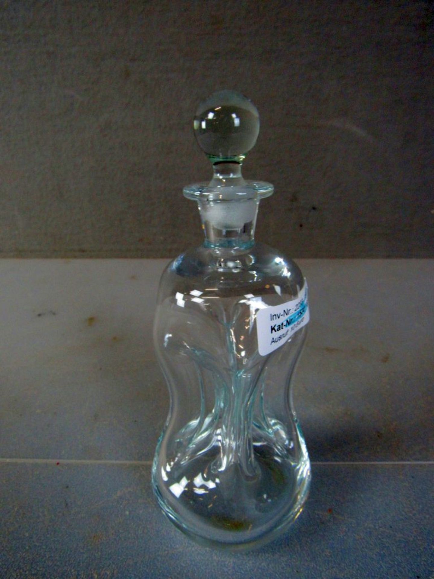 Kleine Glaskaraffe Gluckerflasche 20cm - Bild 3 aus 6