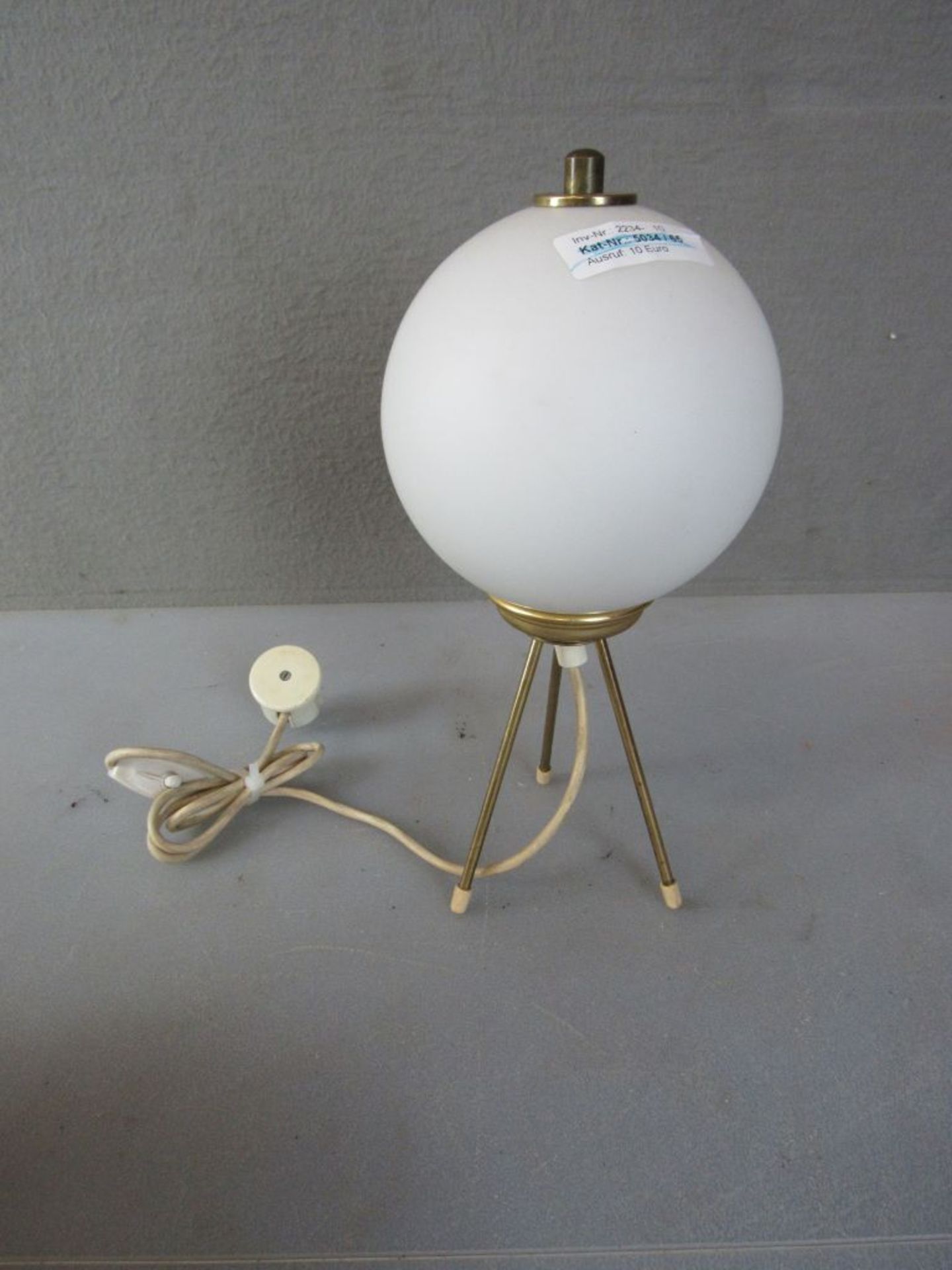 Vintage 60er Jahre kleine Tripodlampe