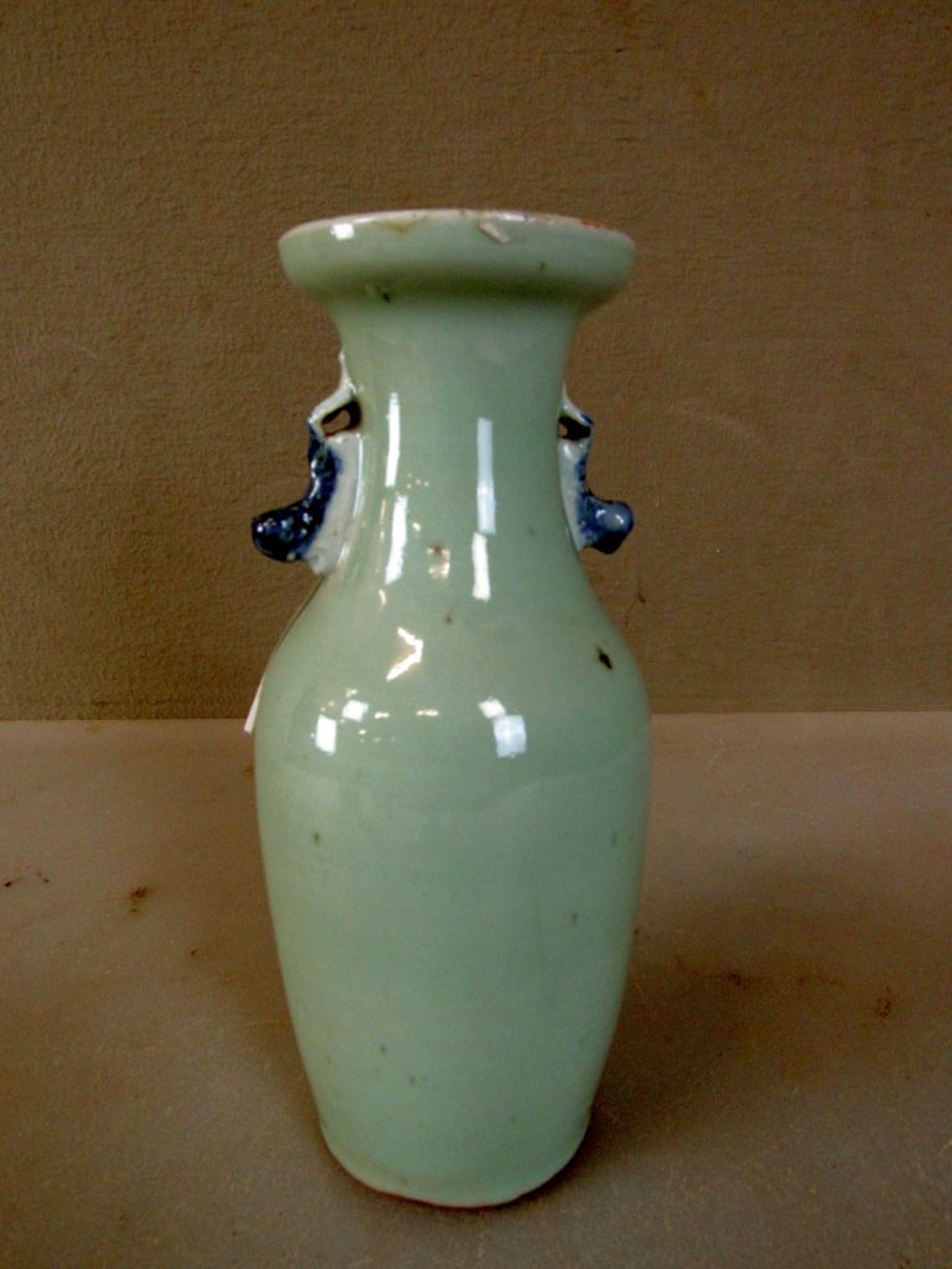 Asiatische Vase Handhaben in Fu-Hunden - Image 5 of 6