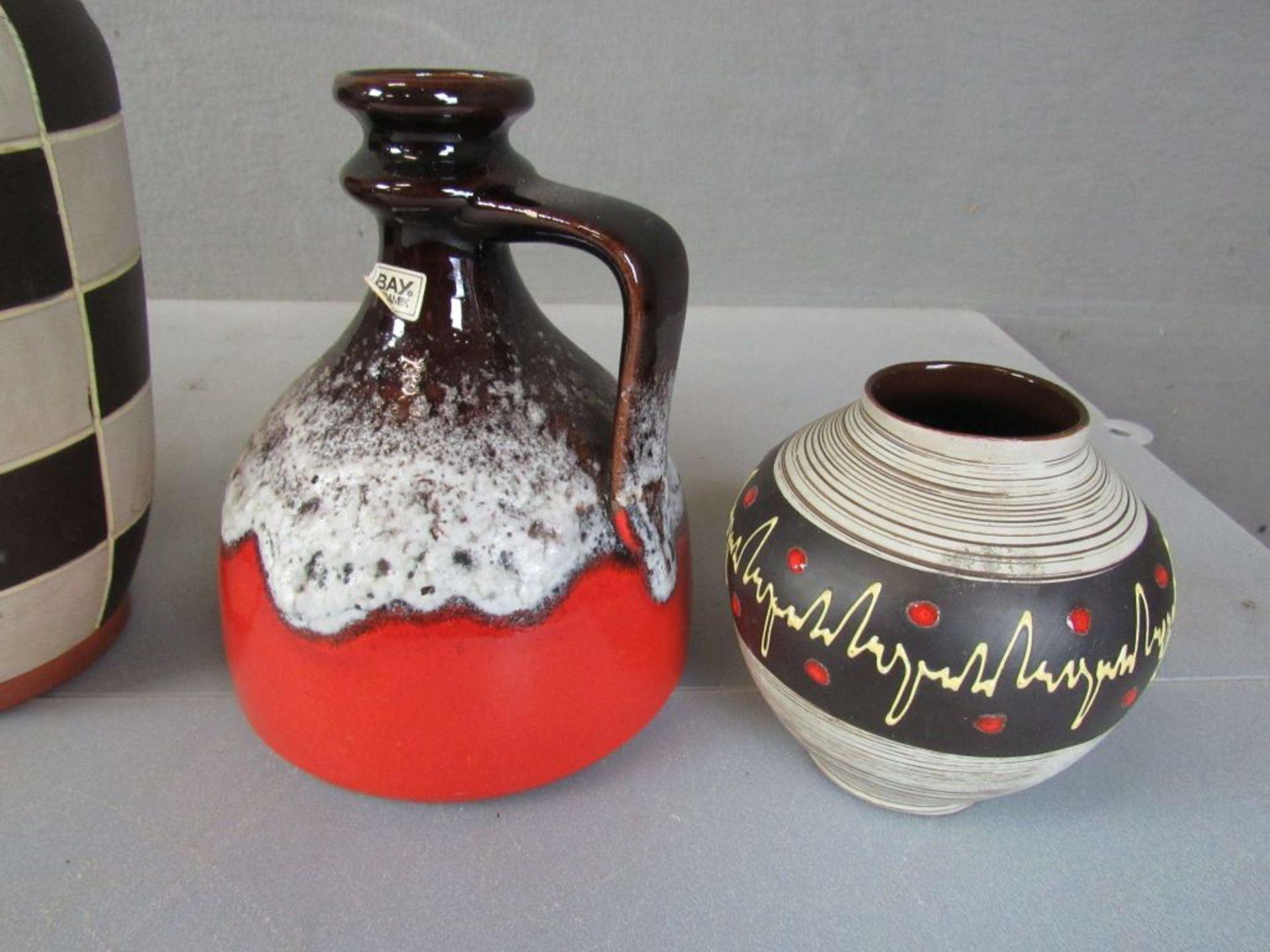 Konvolut Vasen Vintage Germany Pottery - Bild 5 aus 10