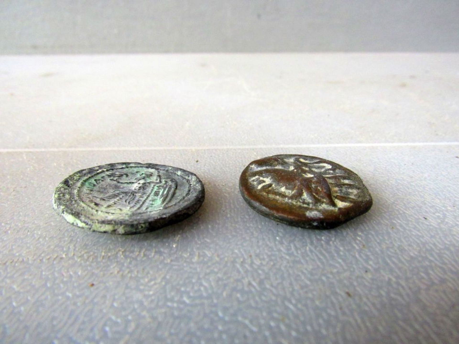 Zwei Münzen wohl Afrika Gesamtgewicht - Image 3 of 7