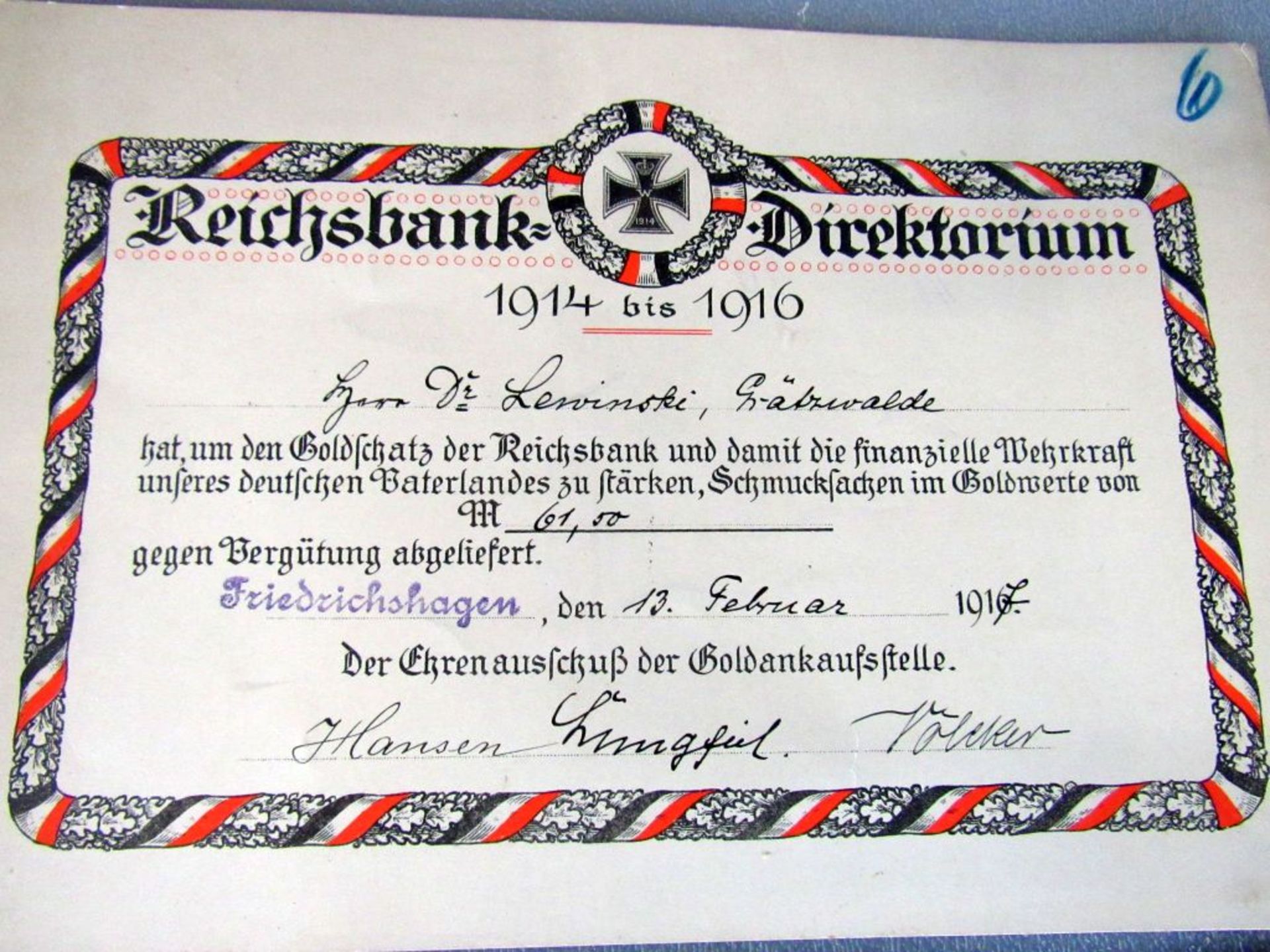Konvolut Kaiserzeit Dokumente - Image 4 of 7
