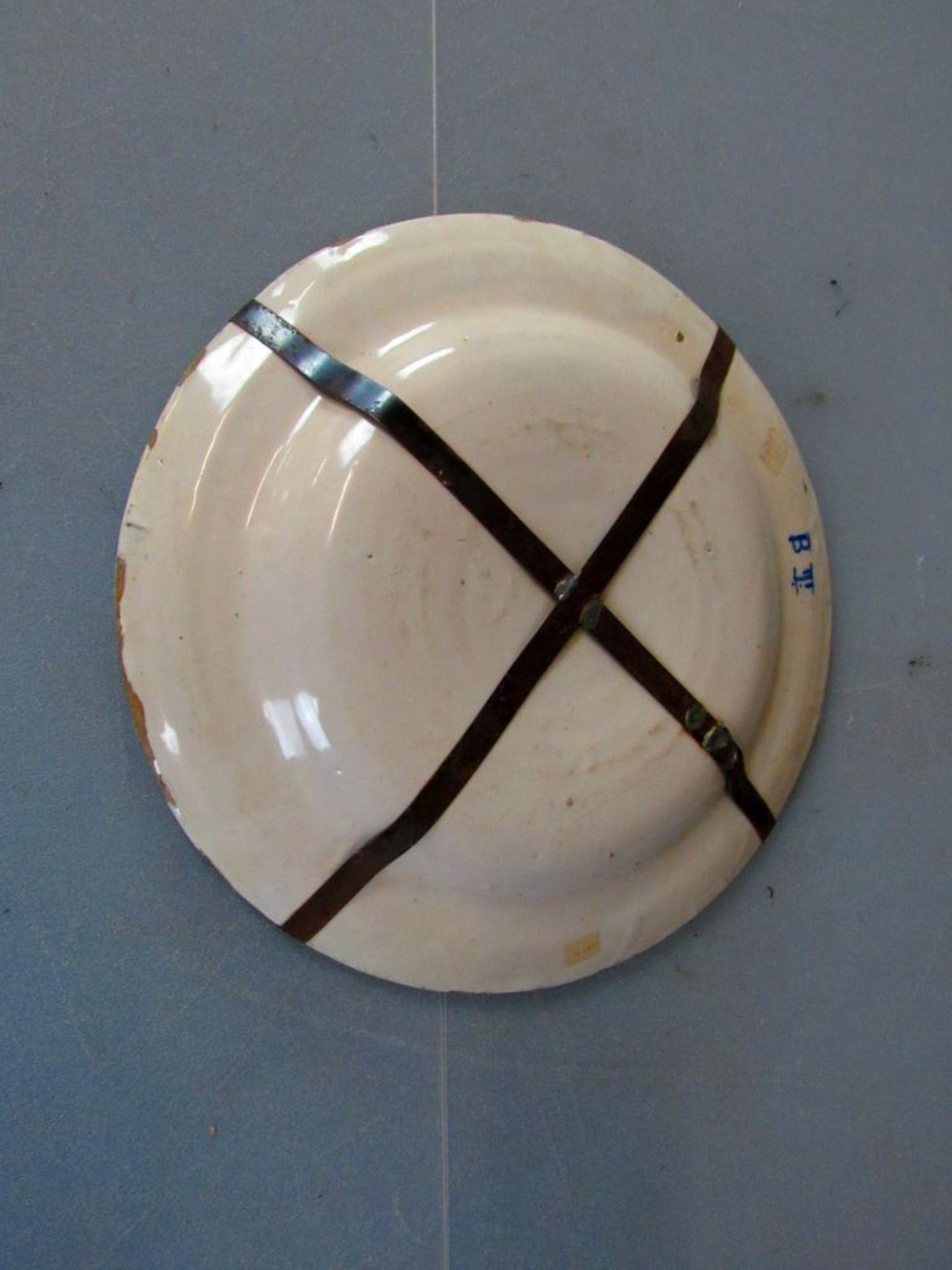 Antiker Teller Keramik wohl Spanien - Image 7 of 8