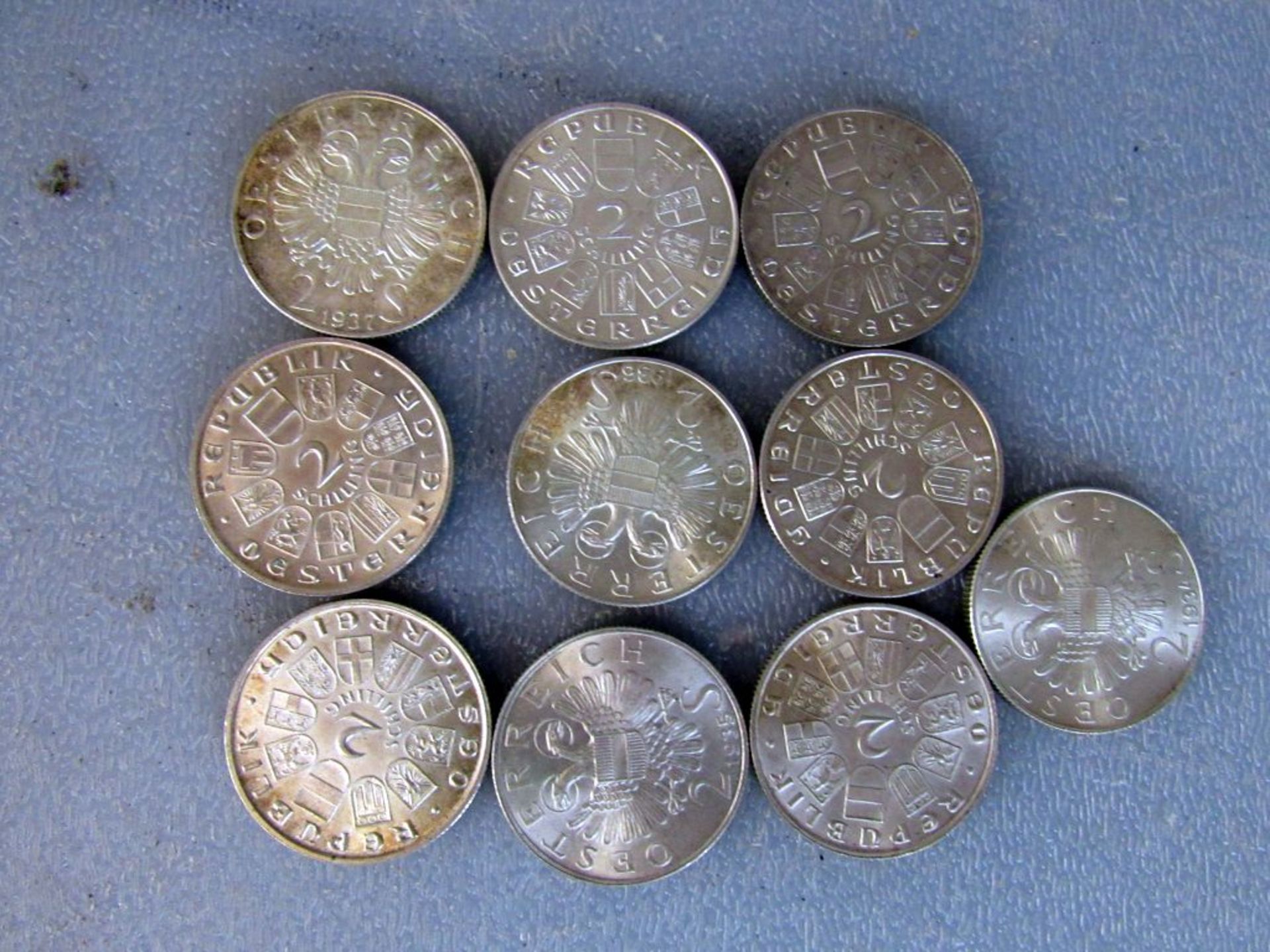 Münzen Währung Österreich 10x 2 - Image 6 of 7