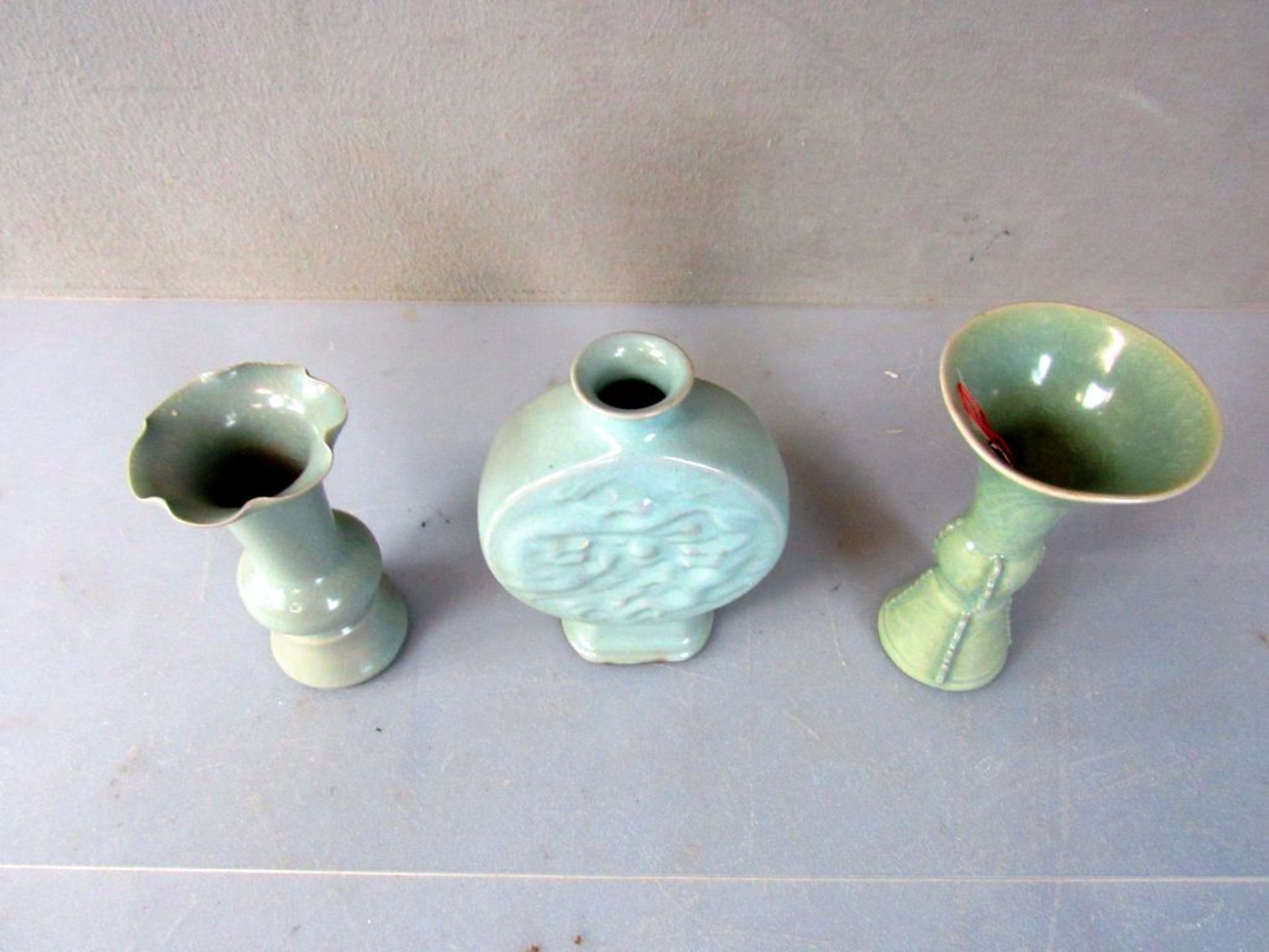 Drei Keramikvasen von - Bild 2 aus 7
