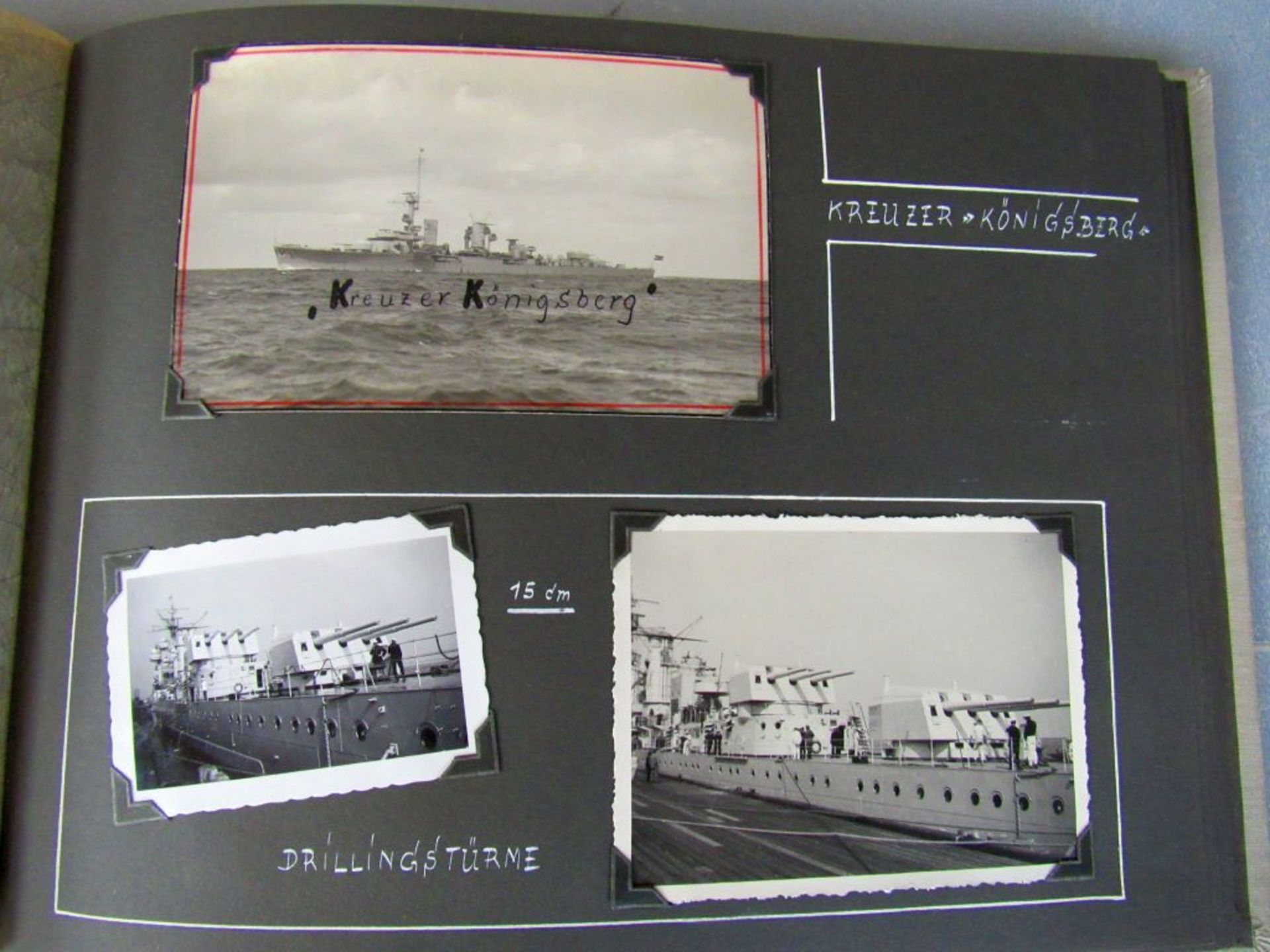 Fotoalbum Kriegsmarine 2. WK ca. 90 - Image 3 of 10