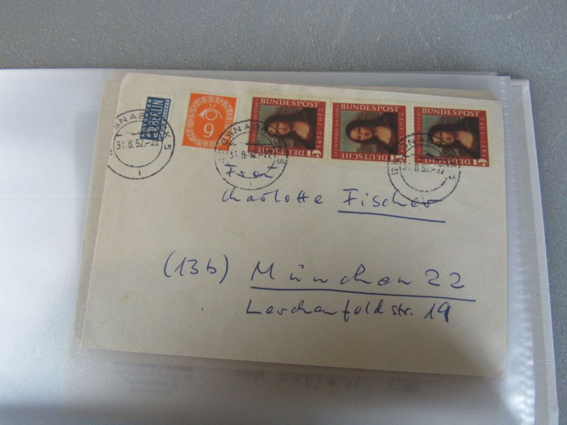 Ordner mit Briefen BRD 50er - Image 4 of 8