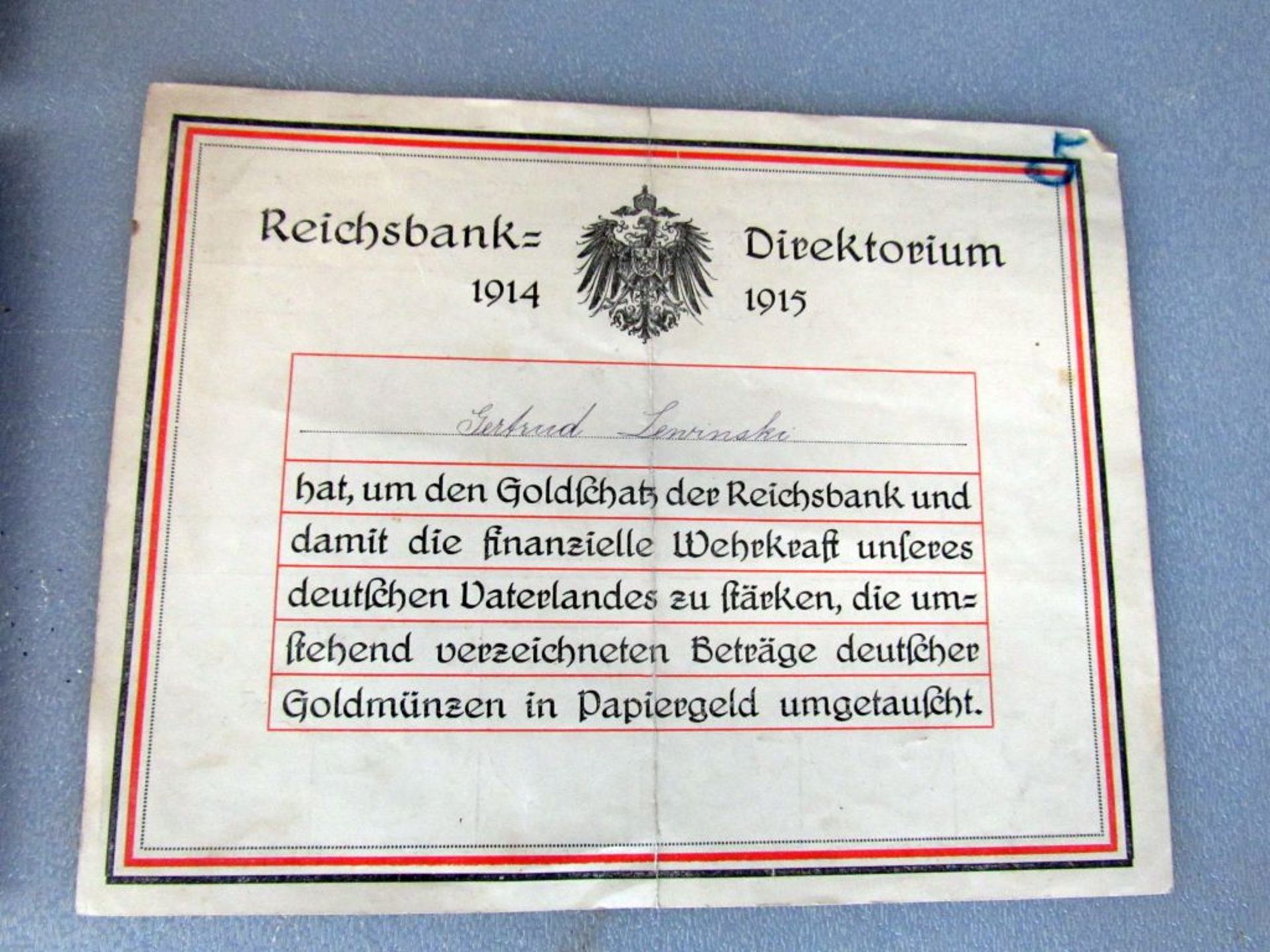 Konvolut Kaiserzeit Dokumente - Image 7 of 7